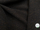 LAINAGE MANTEAU CHEVRON MULTICOLORES MARRON BLEU JAUNE 100% LAINE - My Little Coupon