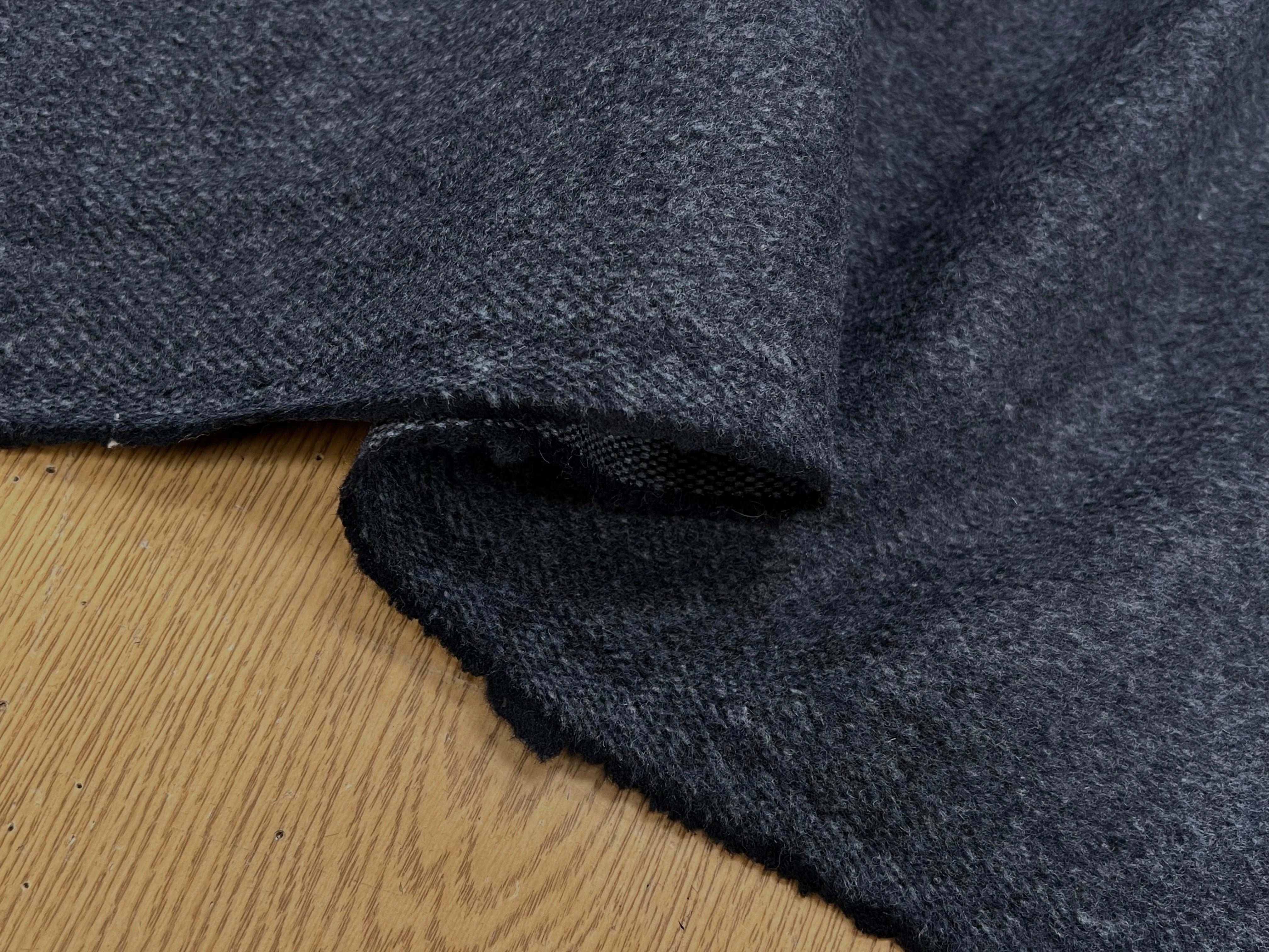 LAINAGE MANTEAU DOUX ENVERS STRIÉ BLEU GRIS - My Little Coupon