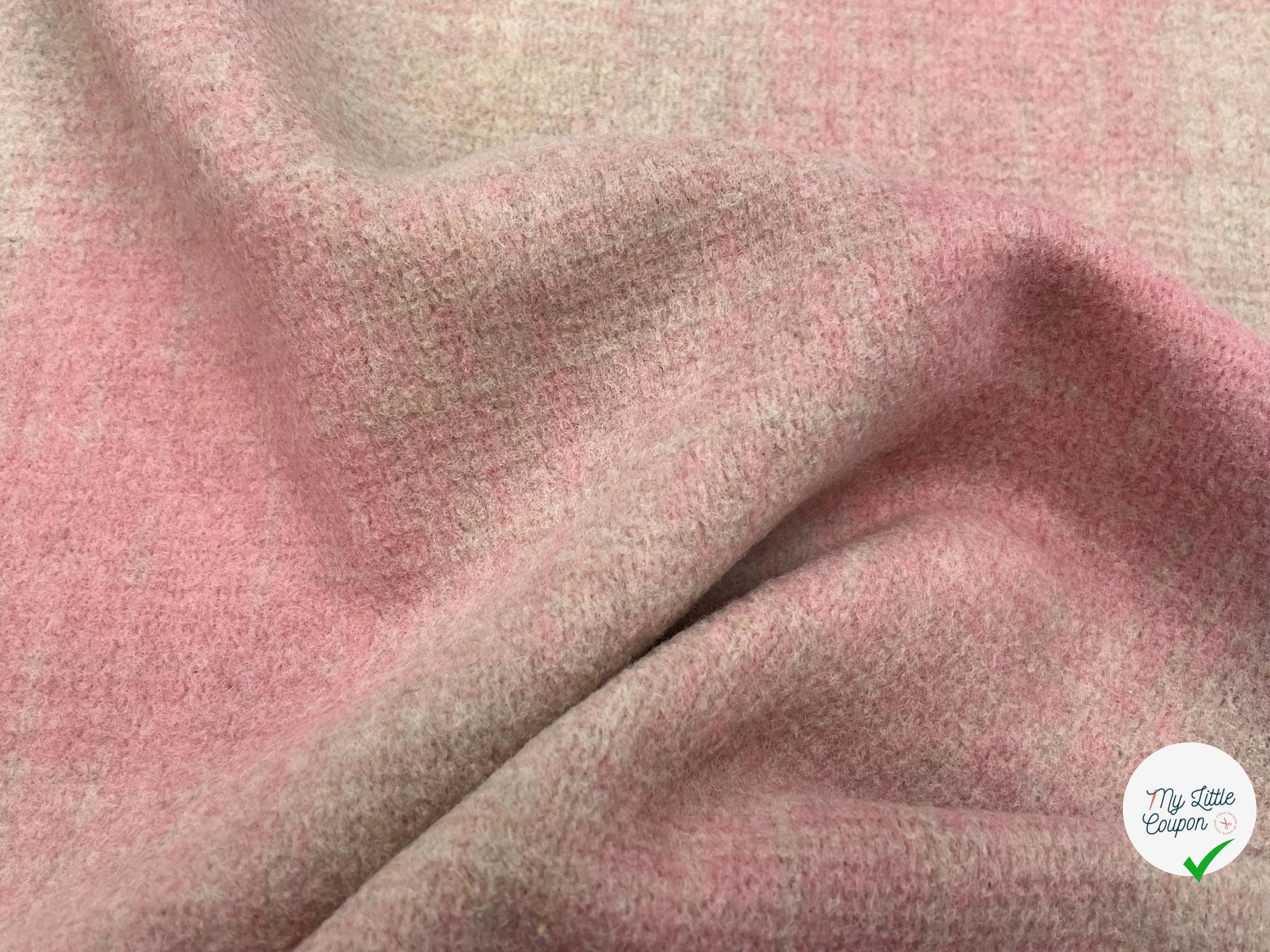 LAINAGE MANTEAU DOUX ROSE BEIGE STRETCH - My Little Coupon