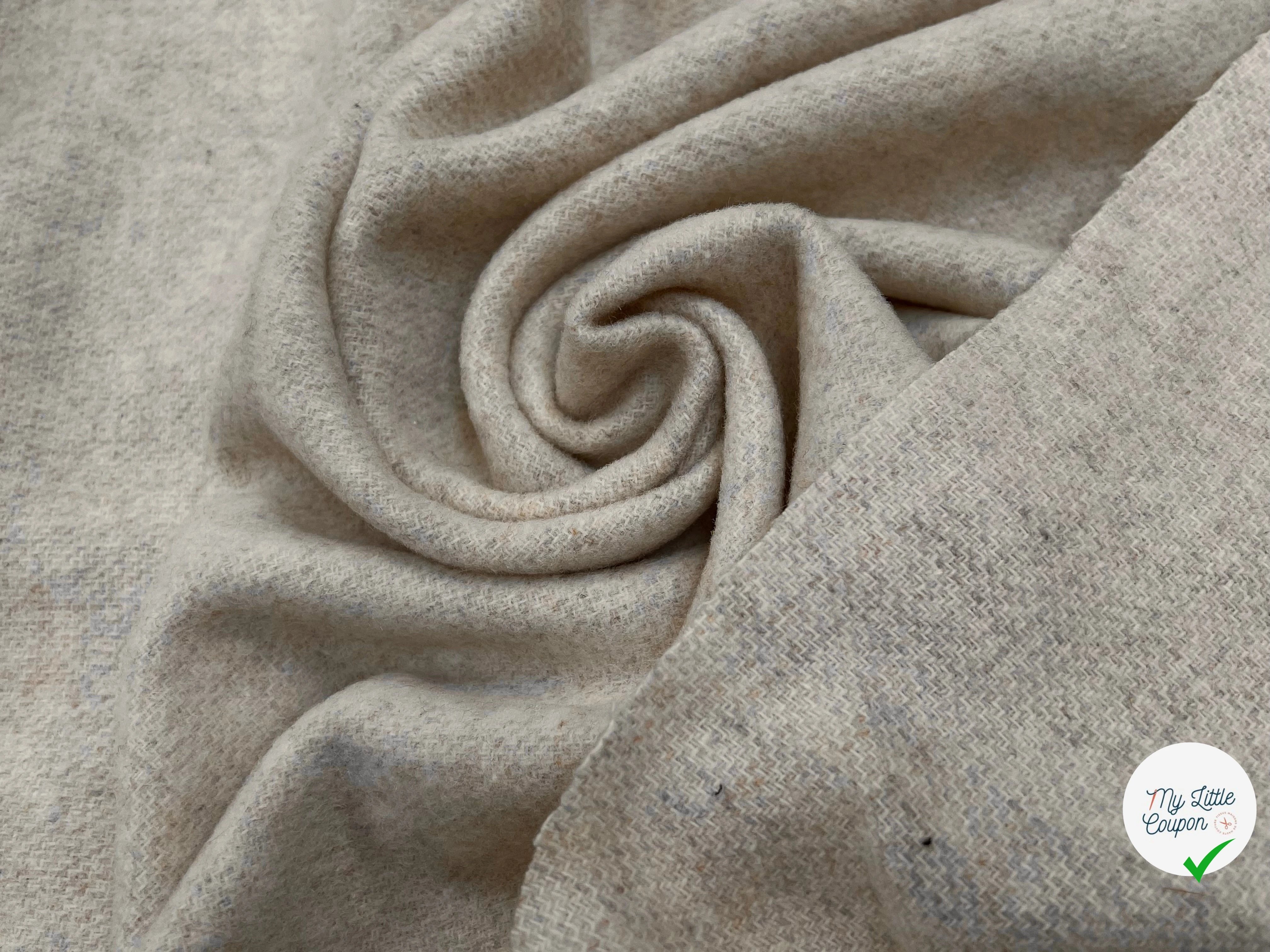 LAINAGE MANTEAU DOUX VANILLE MOUCHETÉ 100% LAINE - My Little Coupon