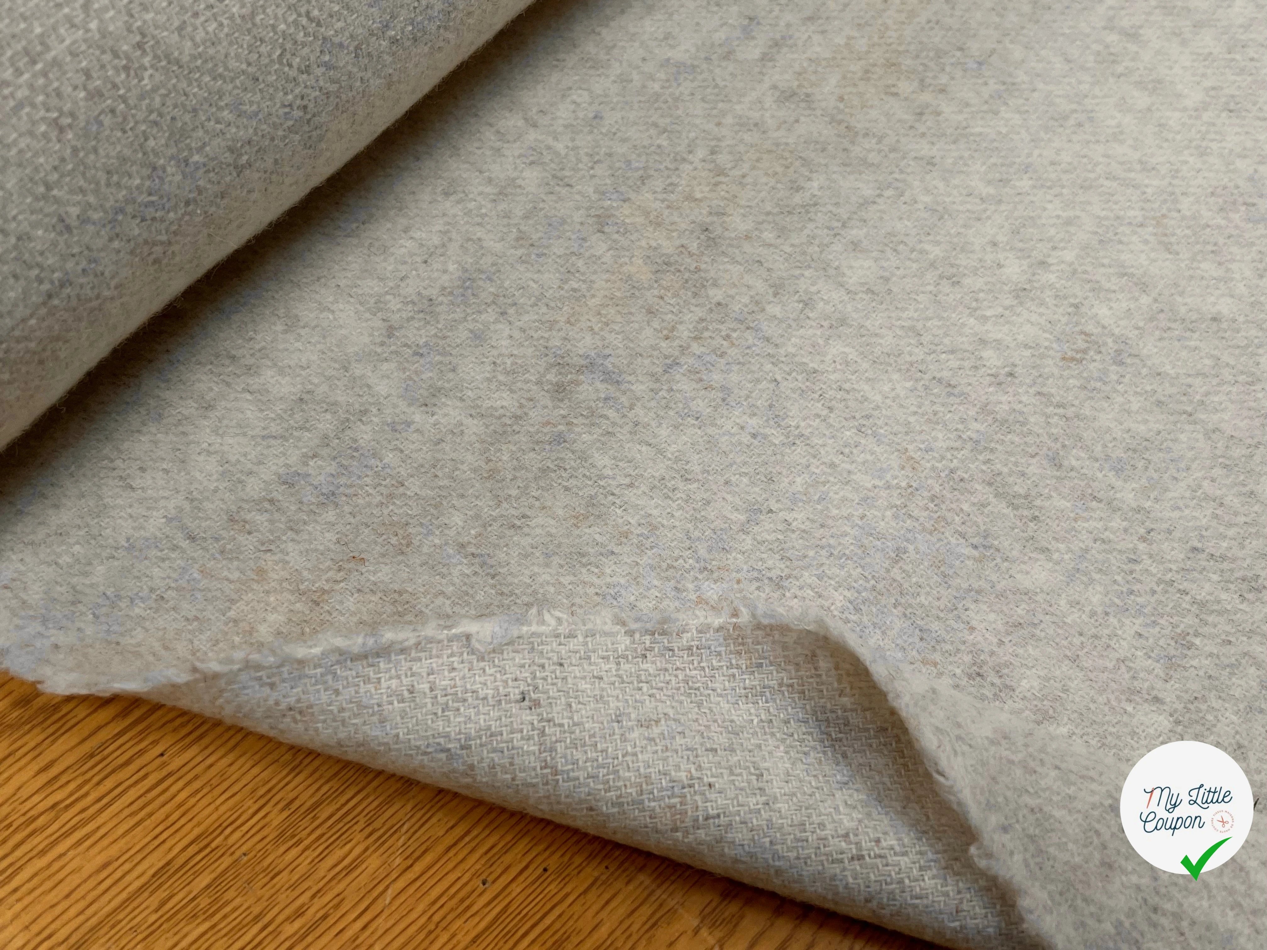 LAINAGE MANTEAU DOUX VANILLE MOUCHETÉ 100% LAINE - My Little Coupon