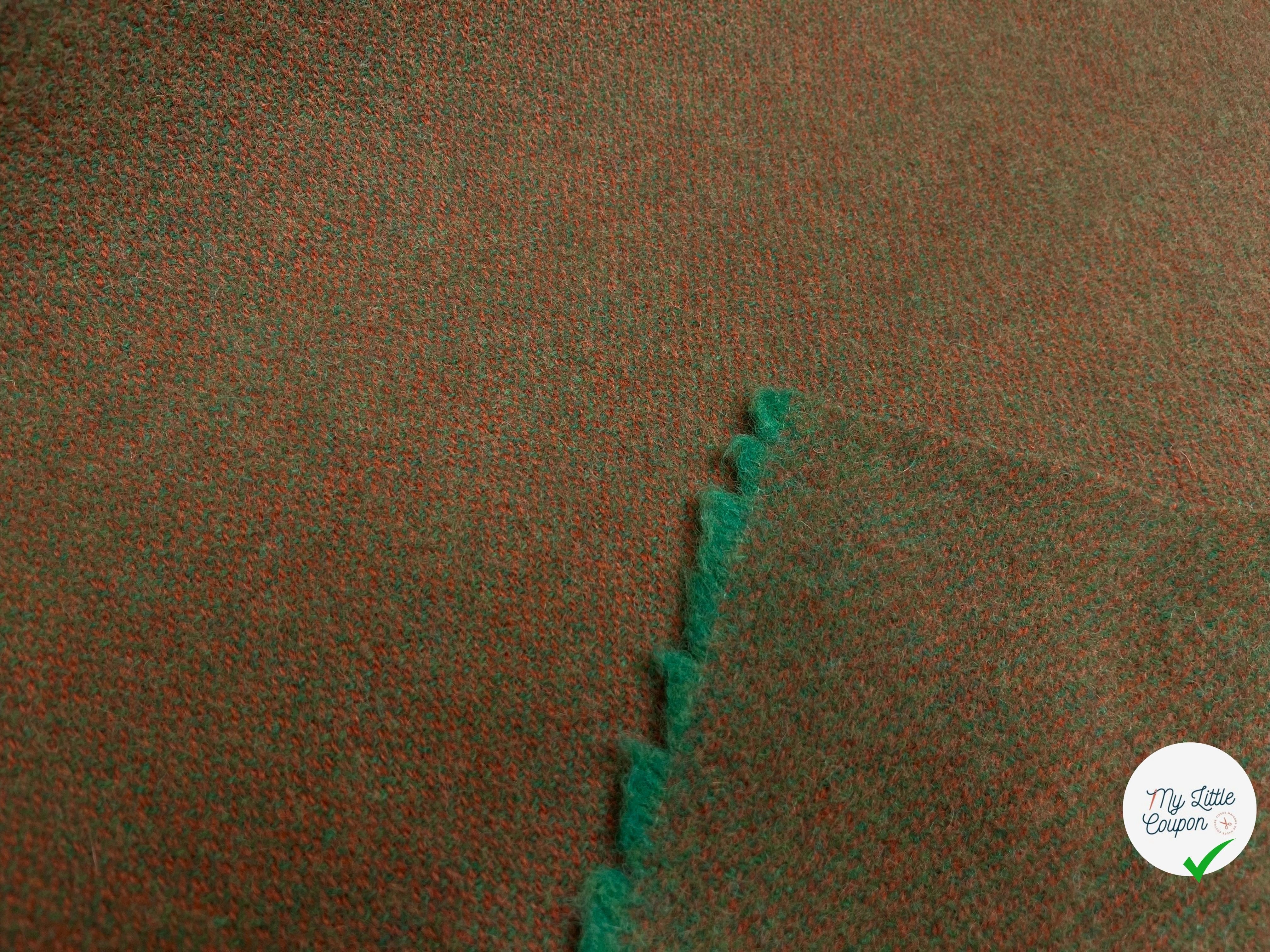 LAINAGE MANTEAU FANTAISIE ORANGE VERT949 - My Little Coupon