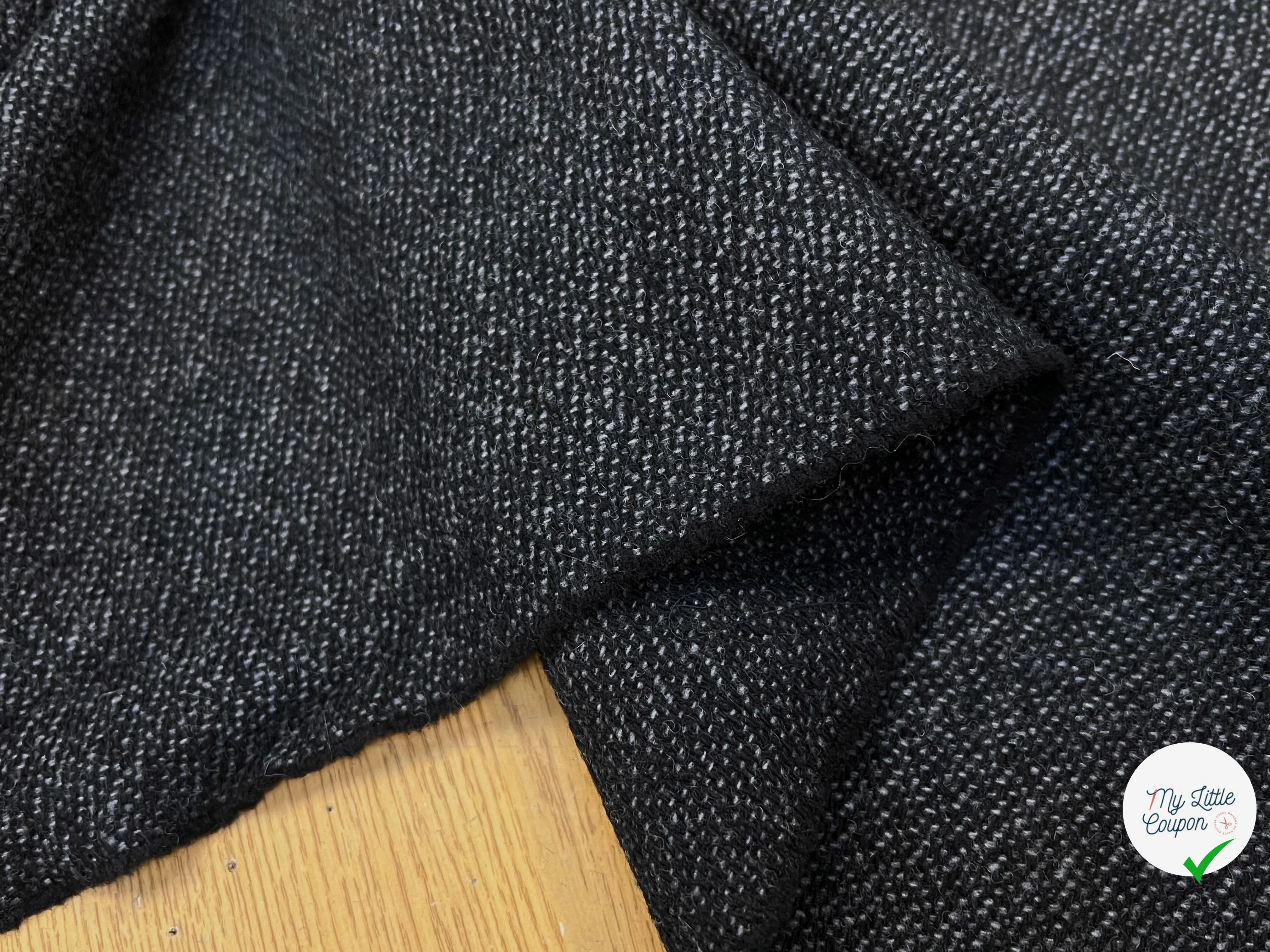 LAINAGE MANTEAU GRIS ANTHRACITE 133CM 100% LAINE - My Little Coupon