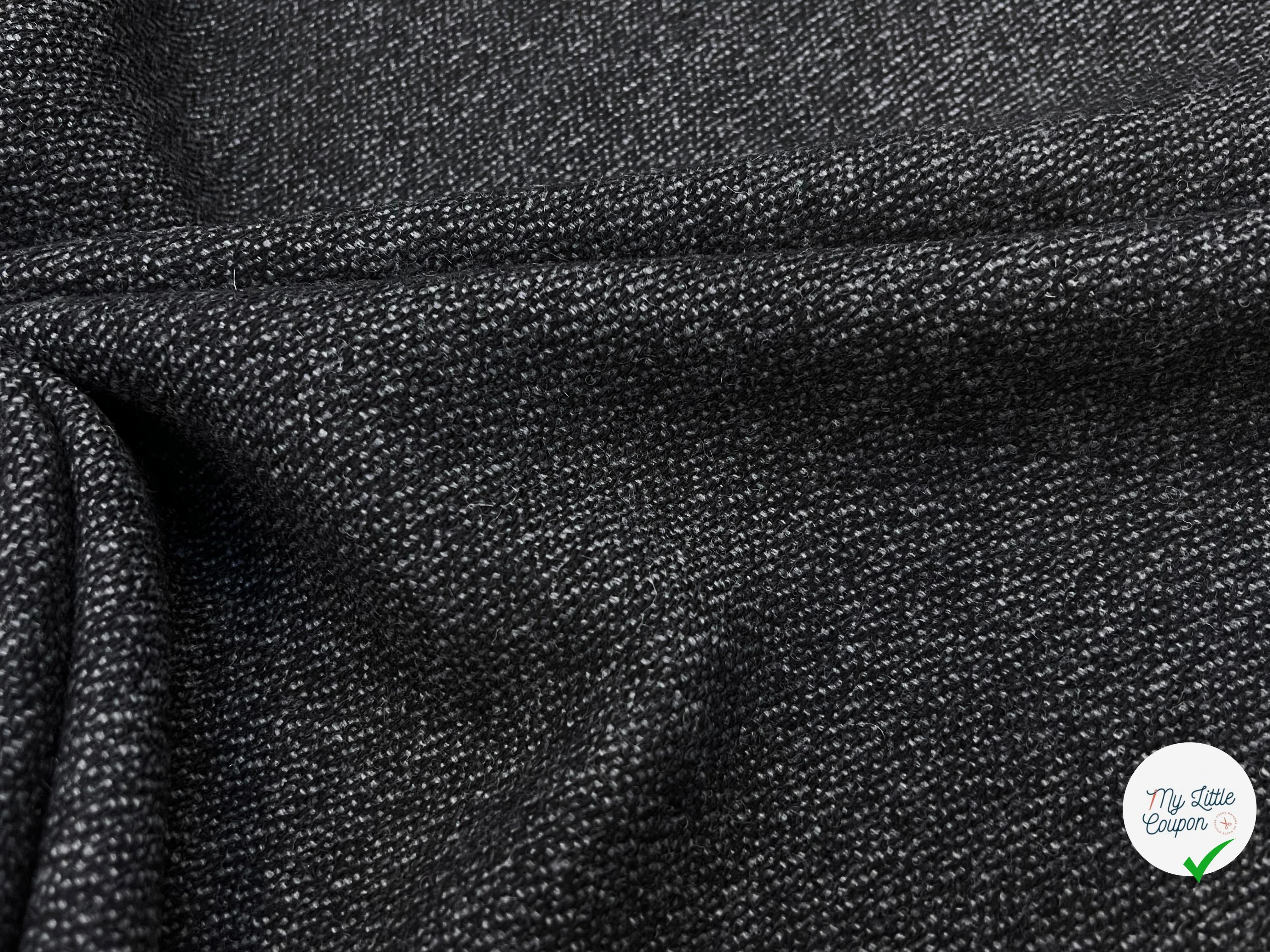 LAINAGE MANTEAU GRIS ANTHRACITE 133CM 100% LAINE - My Little Coupon