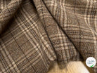 LAINAGE MANTEAU HIGHLAND STYLE BEIGE ET KAKI - My Little Coupon