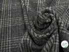 LAINAGE MANTEAU HIGHLAND STYLE GRIS CLAIR ET NOIR - My Little Coupon