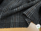 LAINAGE MANTEAU HIGHLAND STYLE GRIS CLAIR ET NOIR - My Little Coupon