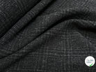 LAINAGE MANTEAU HIGHLAND STYLE GRIS FONCÉ ET NOIR - My Little Coupon