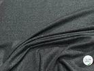 Tissu lainage manteau lourd chevron anthracite - texture en gros plan