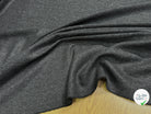 Tissu lainage manteau lourd chevron anthracite - aspect et couleur