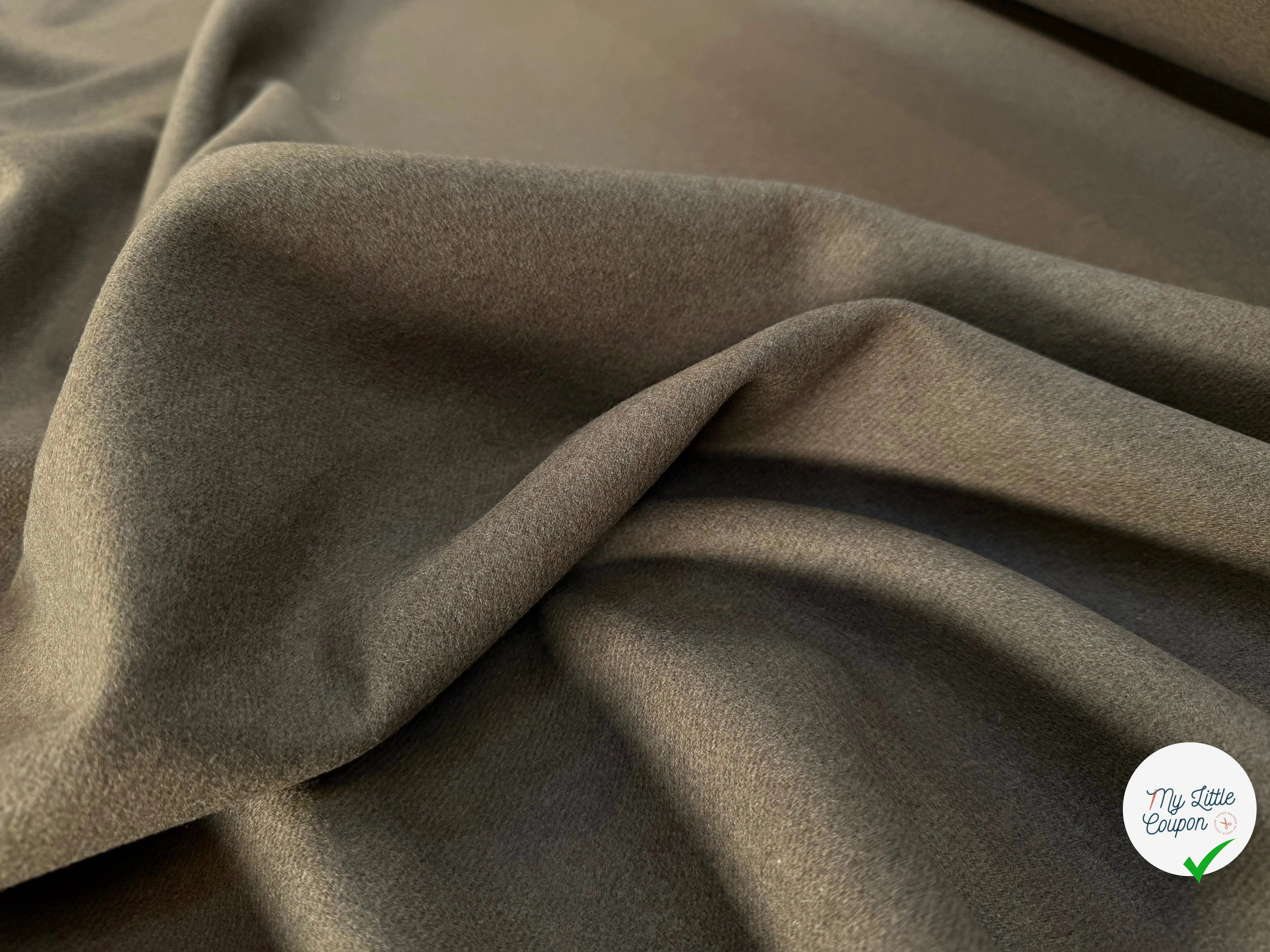 LAINAGE MANTEAU MANTECO VERT OLIVE 70% LAINE - My Little Coupon