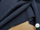LAINAGE MANTEAU PETIT CARREAUX CHIC BLEU 100% LAINE 145CM - My Little Coupon