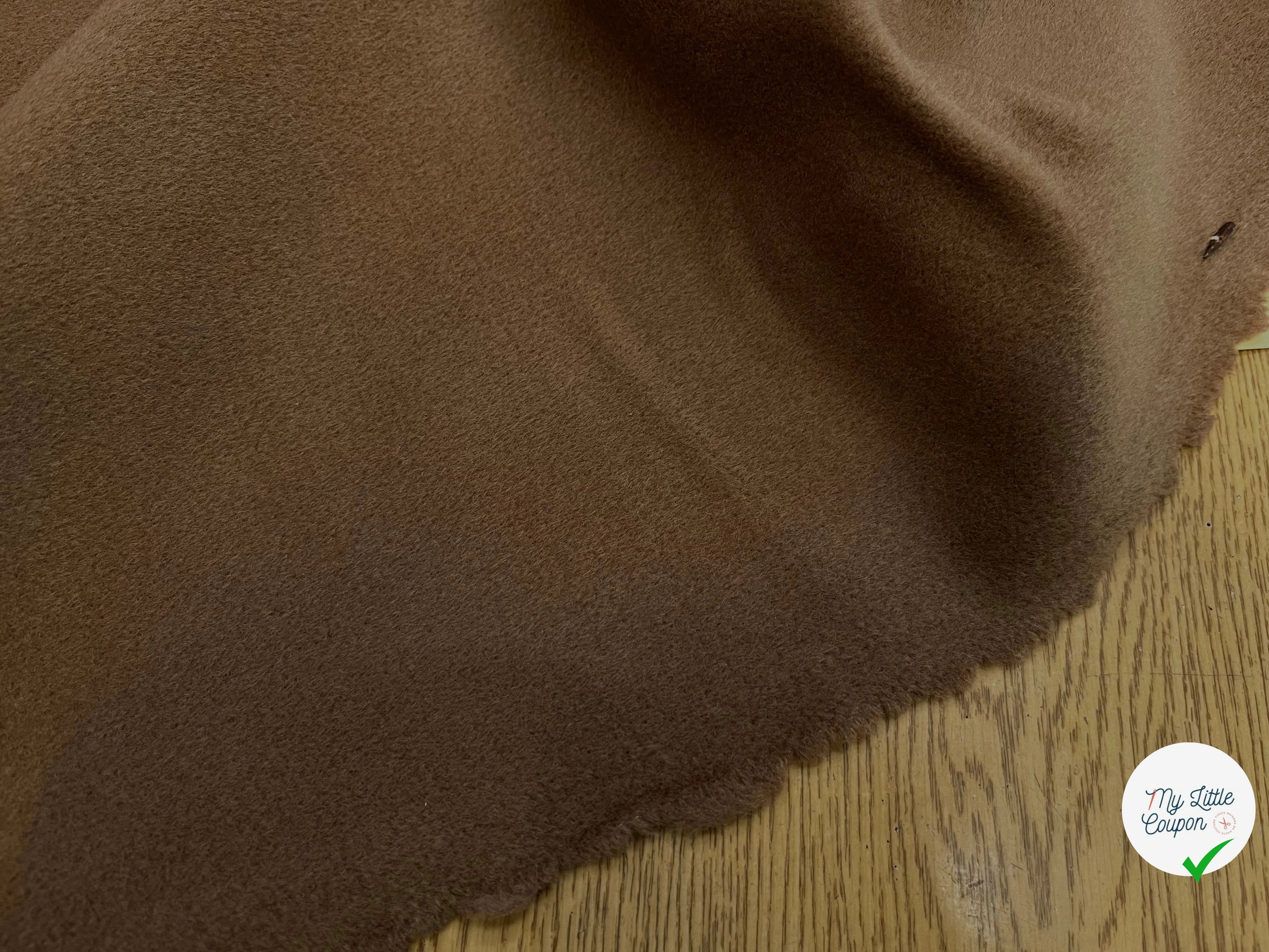 LAINAGE MANTEAU SANTOS 40% ALPAGA MARRON - My Little Coupon