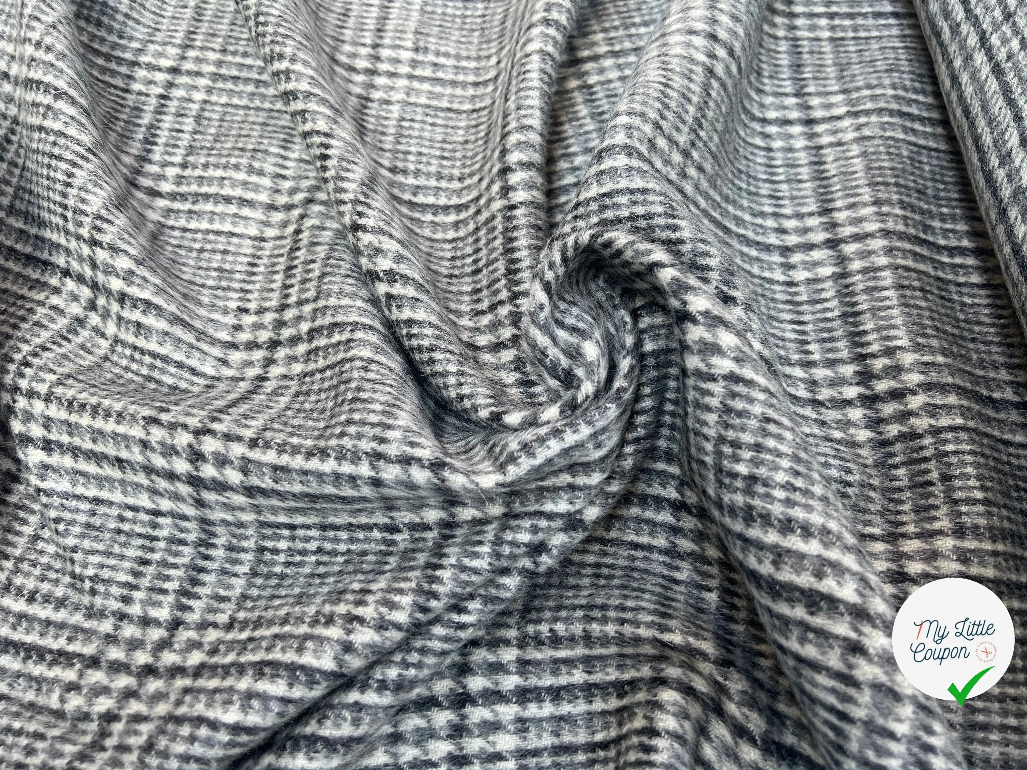 LAINAGE MANTEAU SUBLIME PRINCE DE GALLES SAVOIR FAIRE FRANCAIS - My Little Coupon