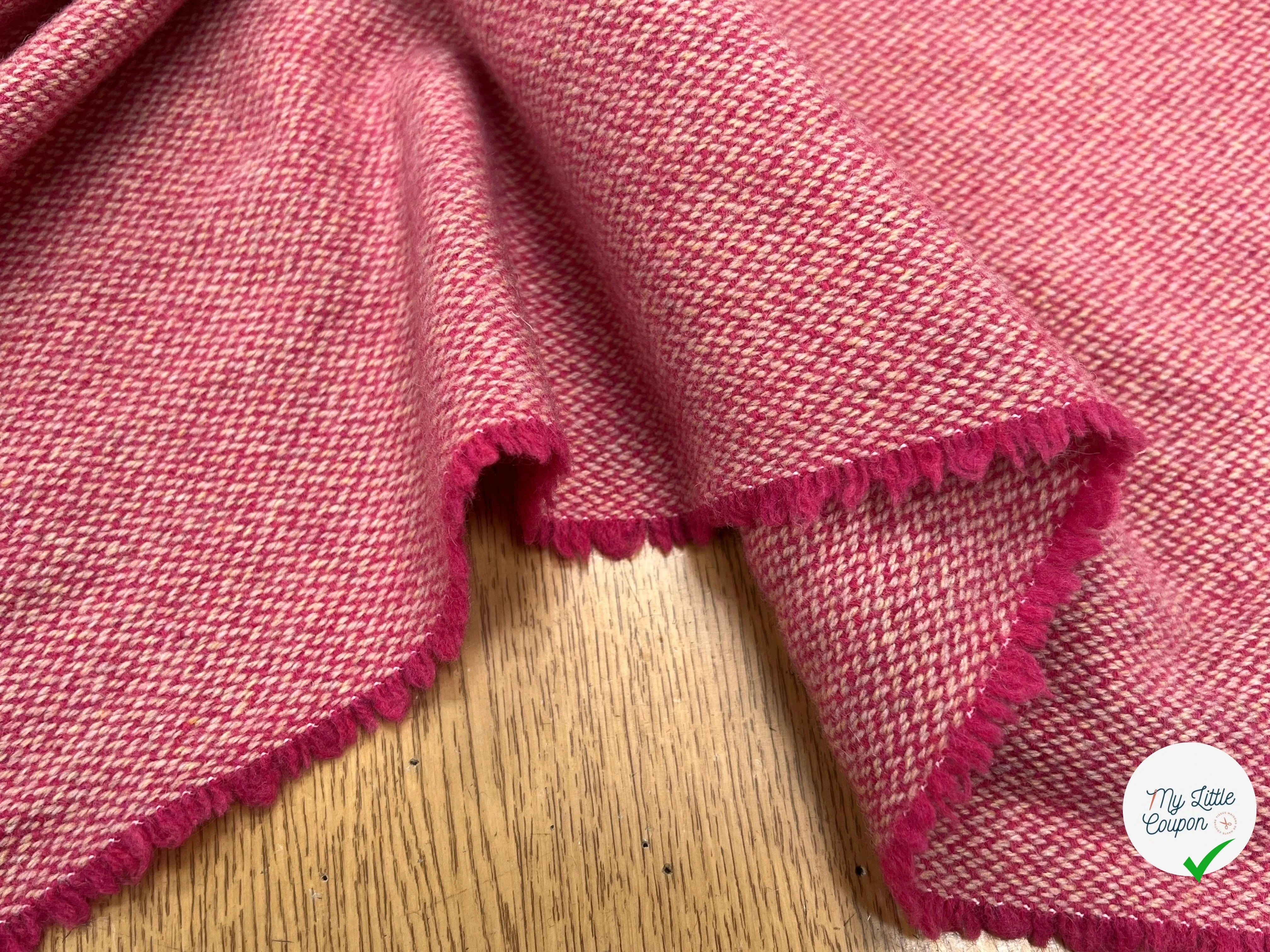 LAINAGE MANTEAU TISSÉ ROSE BEIGE JAUNE - My Little Coupon