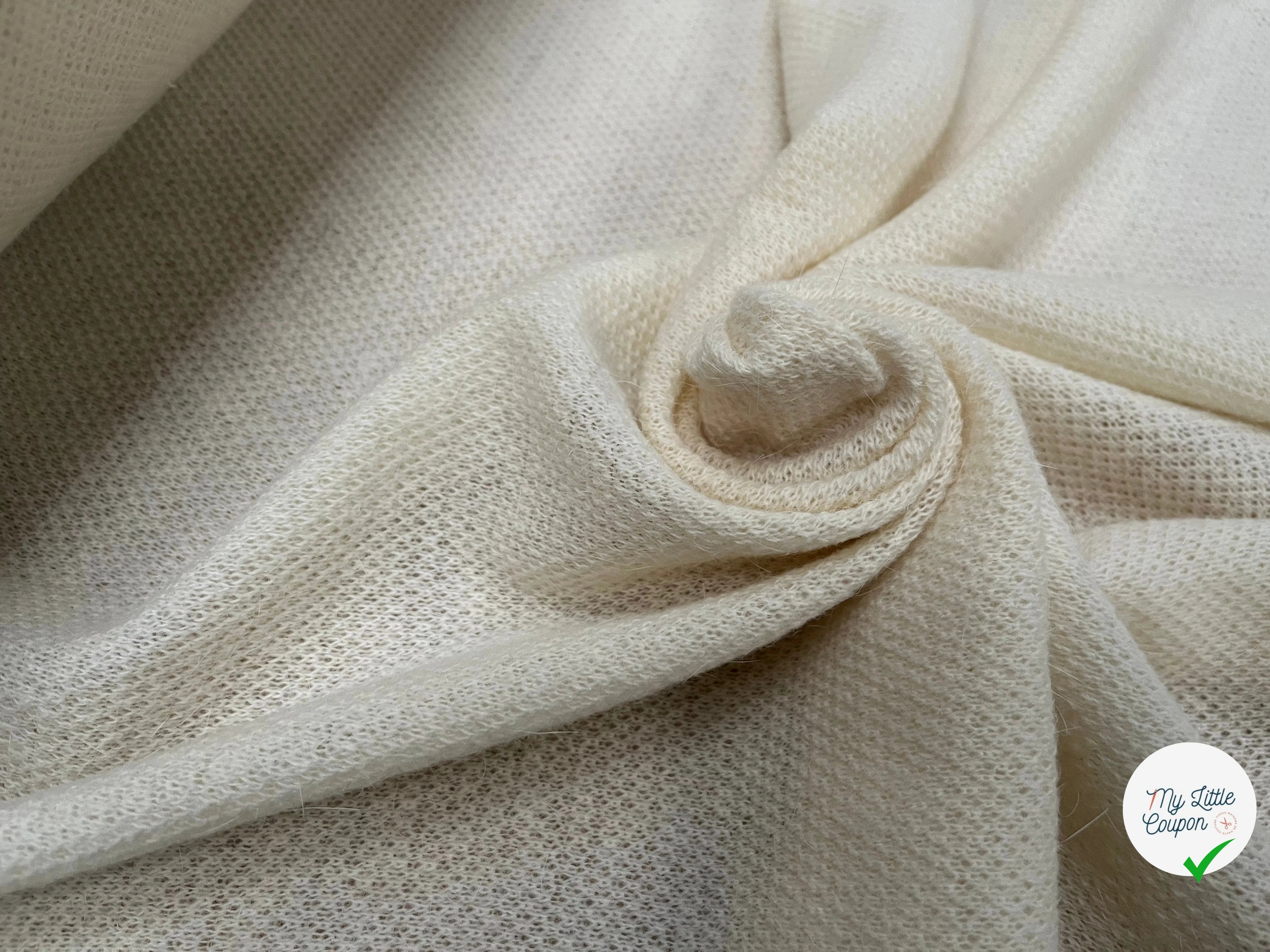 LAINAGE MANTEAU TRICOT LÉGER ÉCRU 125CM - My Little Coupon
