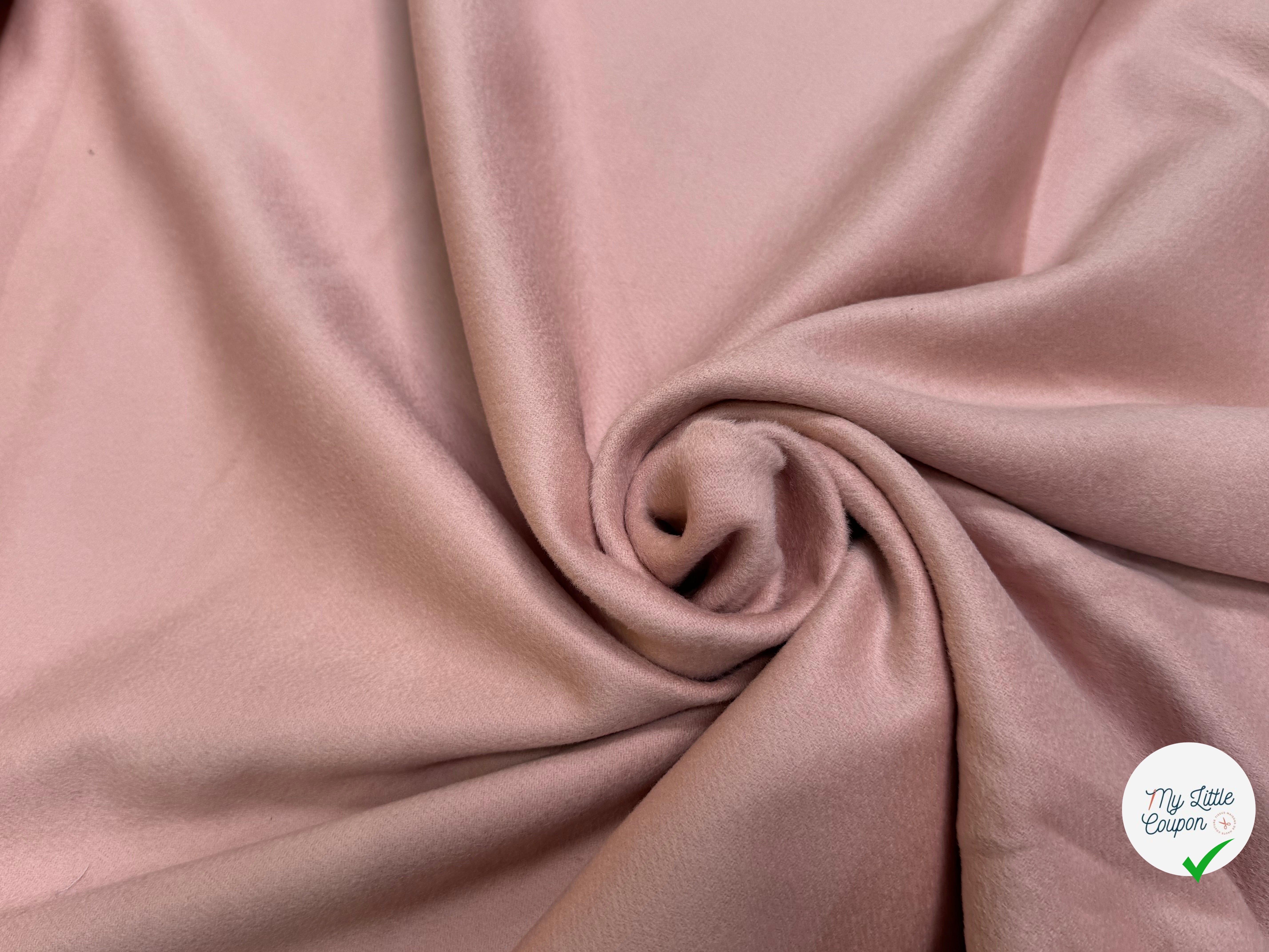 LAINAGE MANTEAU ULTRA DOUX ROSE PALE - My Little Coupon