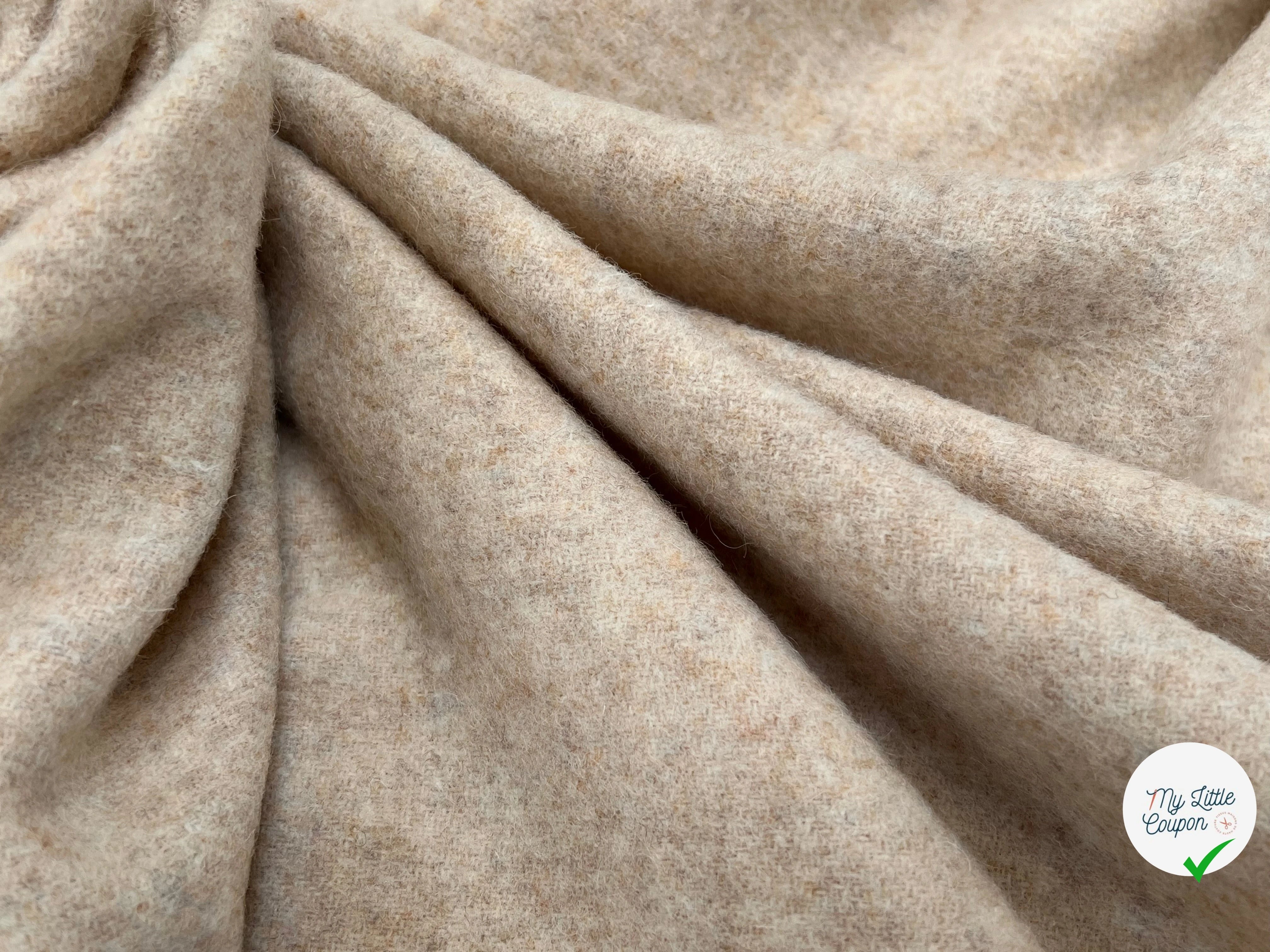 LAINAGE MANTEAU VANILA CHINÉ 100% LAINE 145CM - My Little Coupon