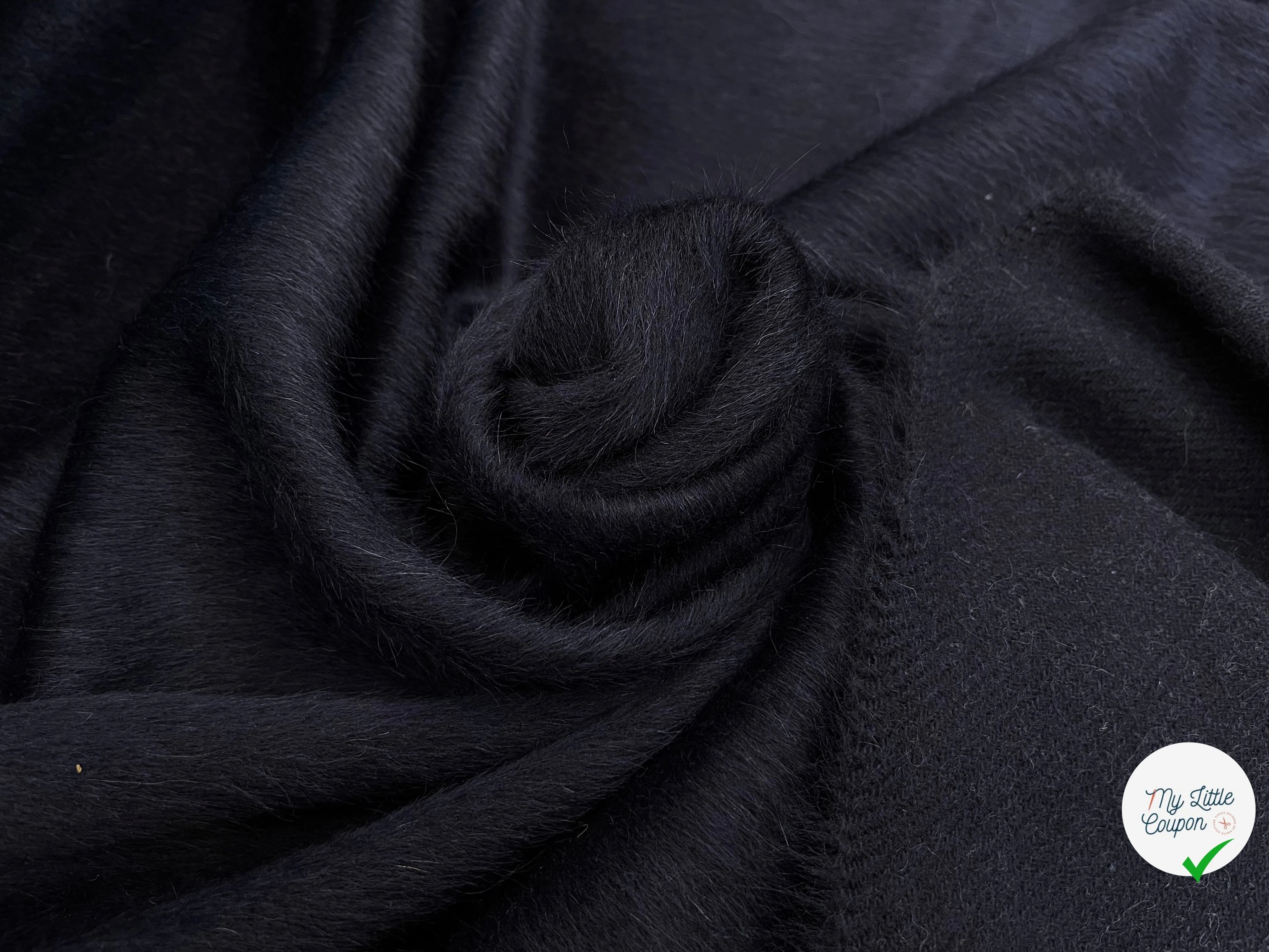 LAINAGE MOHAIR ALPAGA MARINE POIL - My Little Coupon