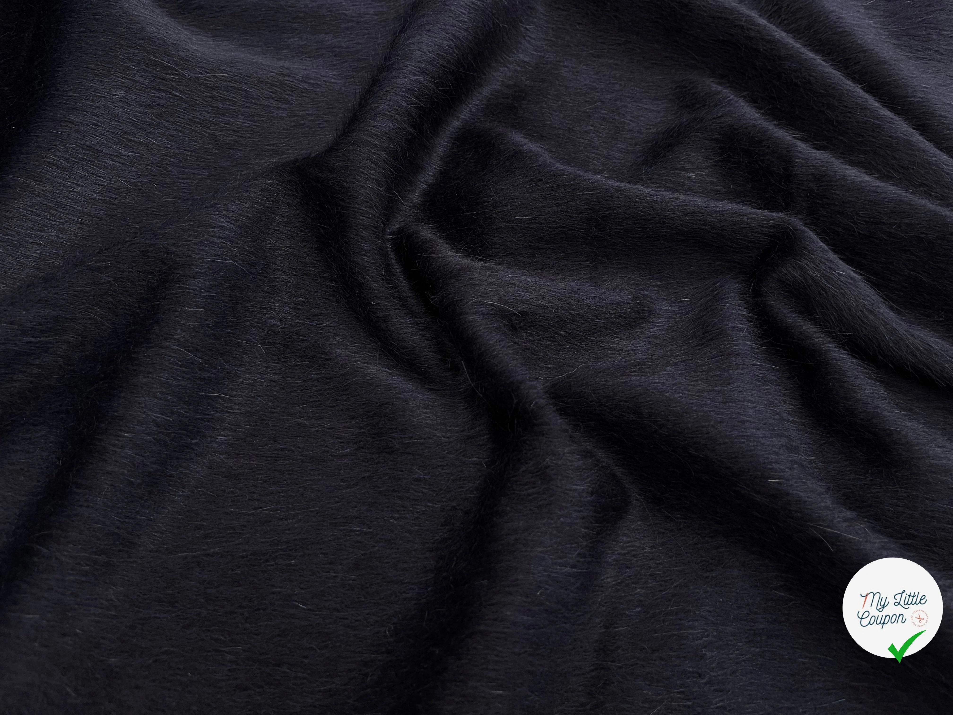 LAINAGE MOHAIR ALPAGA MARINE POIL - My Little Coupon
