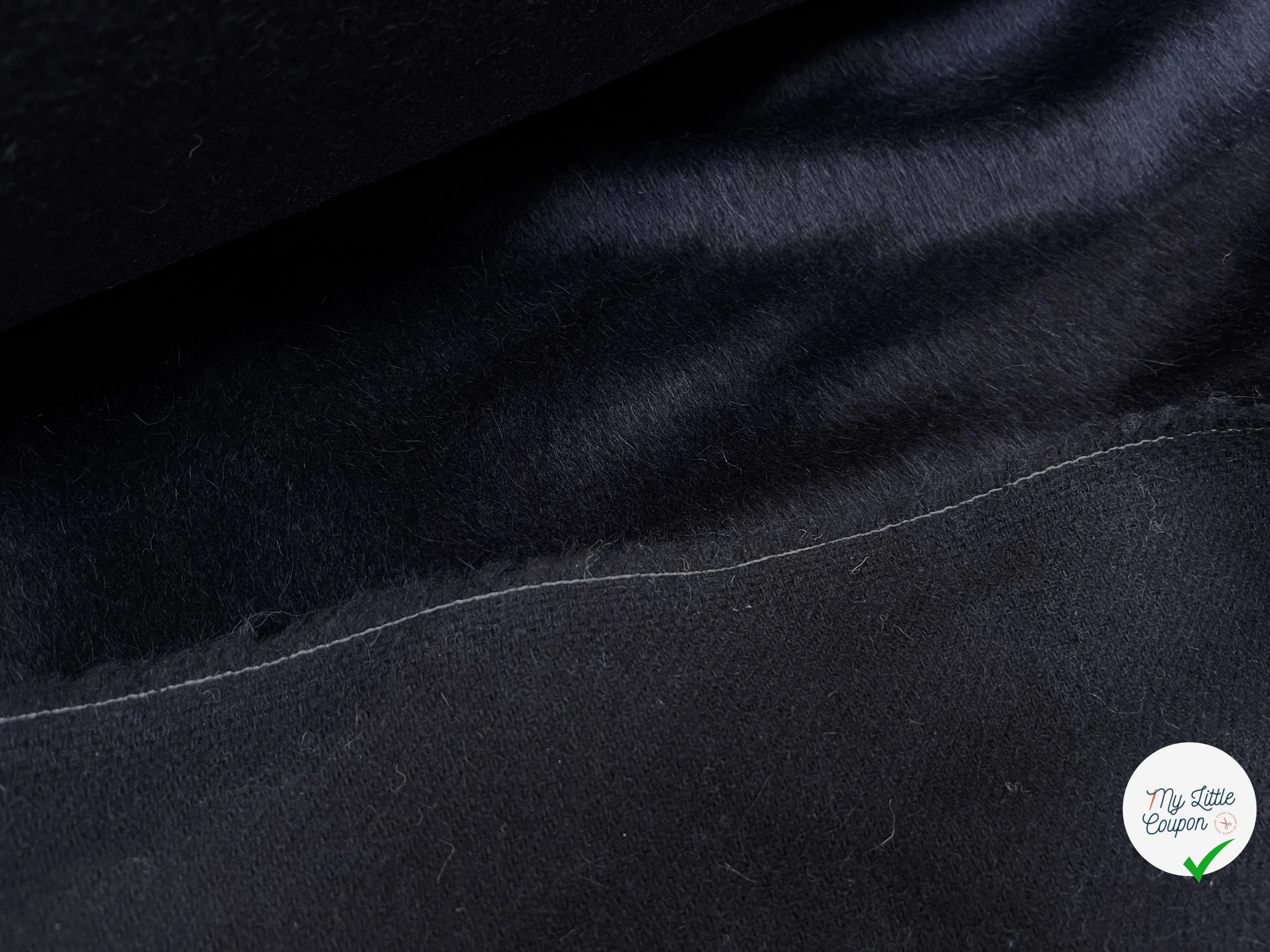 LAINAGE MOHAIR ALPAGA MARINE POIL - My Little Coupon