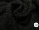 LAINAGE MOUTONNÉ NOIR QUALITÉ PREMIUM - My Little Coupon - tissu - coudre