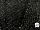 LAINAGE NOIR SCINTILLEMENT MÉTAL - My Little Coupon - tissu - coudre