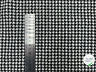 LAINAGE PIED DE COQ NOIR ET BLANC - My Little Coupon - tissu - coudre