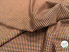 LAINAGE PIED DE POULE ORANGE BLEU - My Little Coupon
