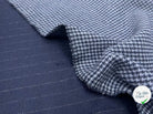 LAINAGE RÉVERSIBLE FACE RAYURES CHIC PILE PIED DE POULES - My Little Coupon - tissu - coudre