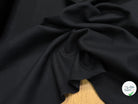 LAINAGE SERGÉ NOIR DOUX AU TOUCHER 100% LAINE - My Little Coupon
