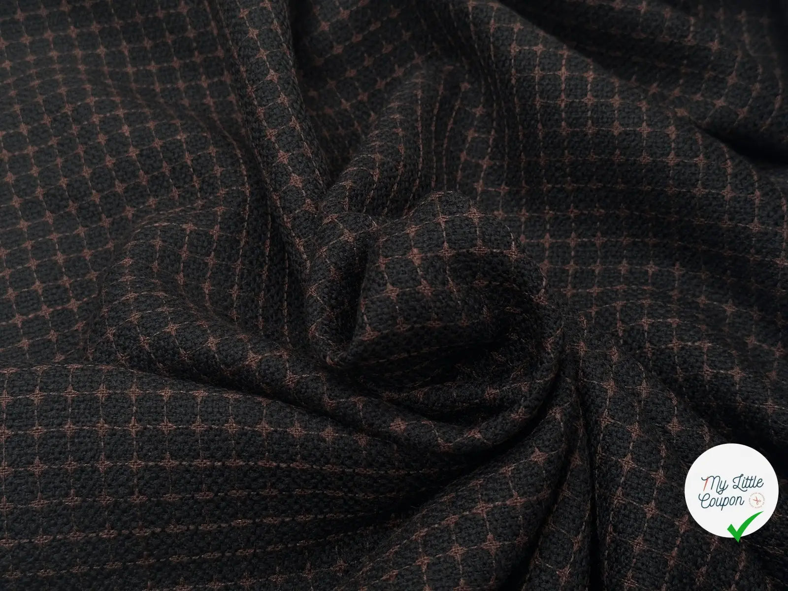 LAINAGE TAILLEUR DE PRINTEMPS QUADRILLÉ BICOLORE - My Little Coupon - tissu - coudre