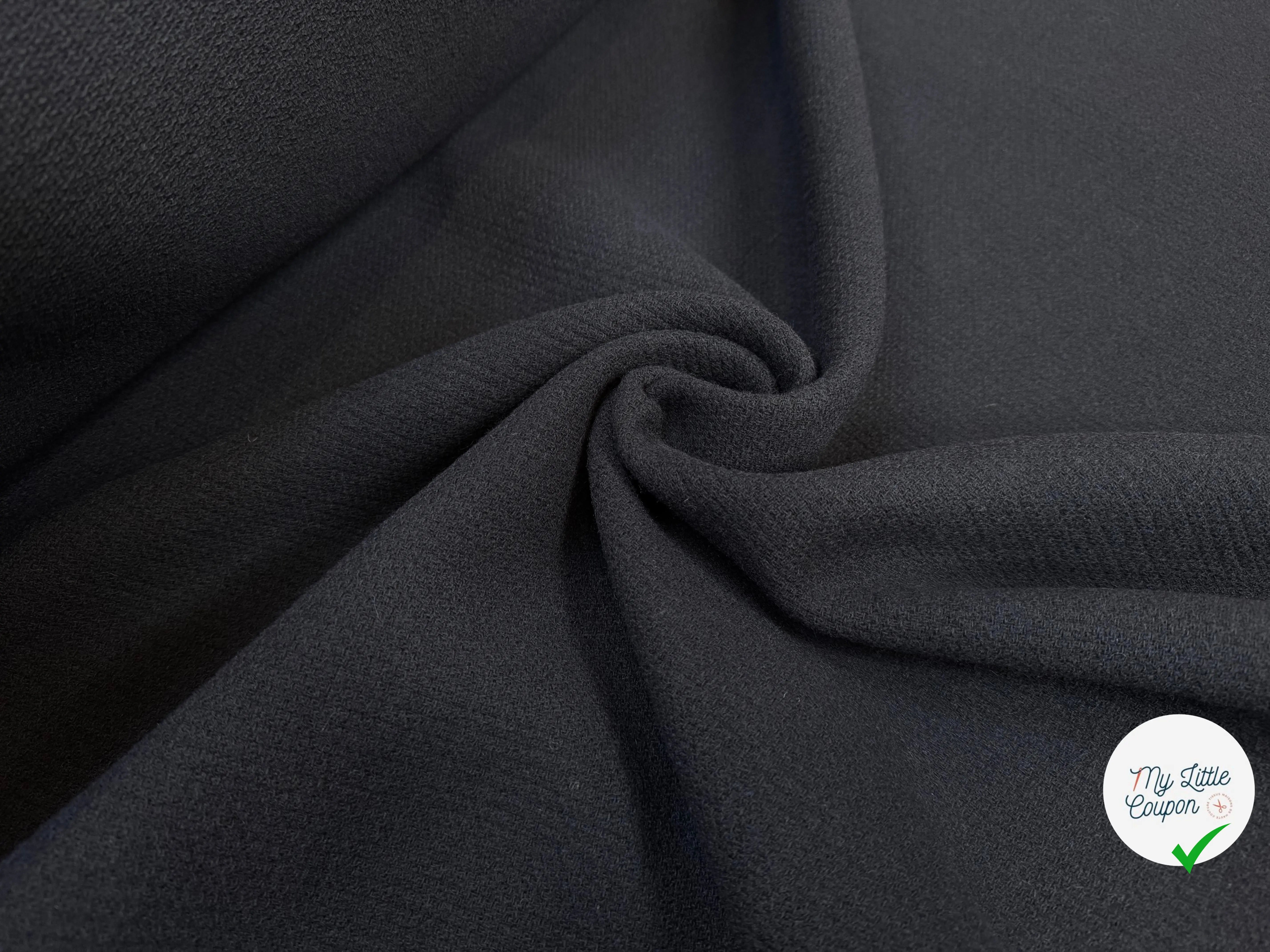 LAINANGE MANTEAU TRICOT BLEU NAVY 100% LAINE - My Little Coupon