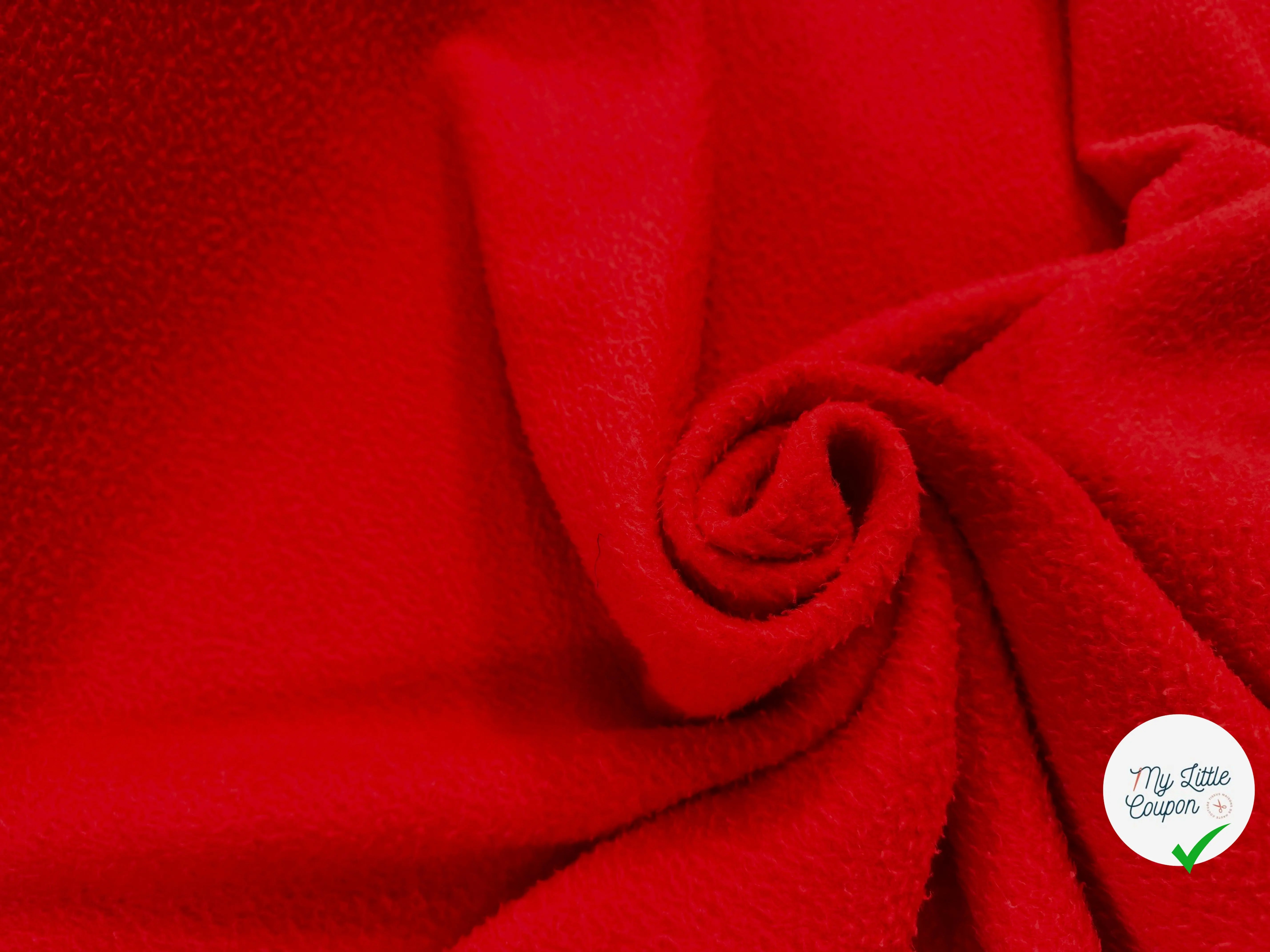 LAINE BOLÉRO ROUGE ORANGÉ ALPAGA CACHEMIRE - My Little Coupon