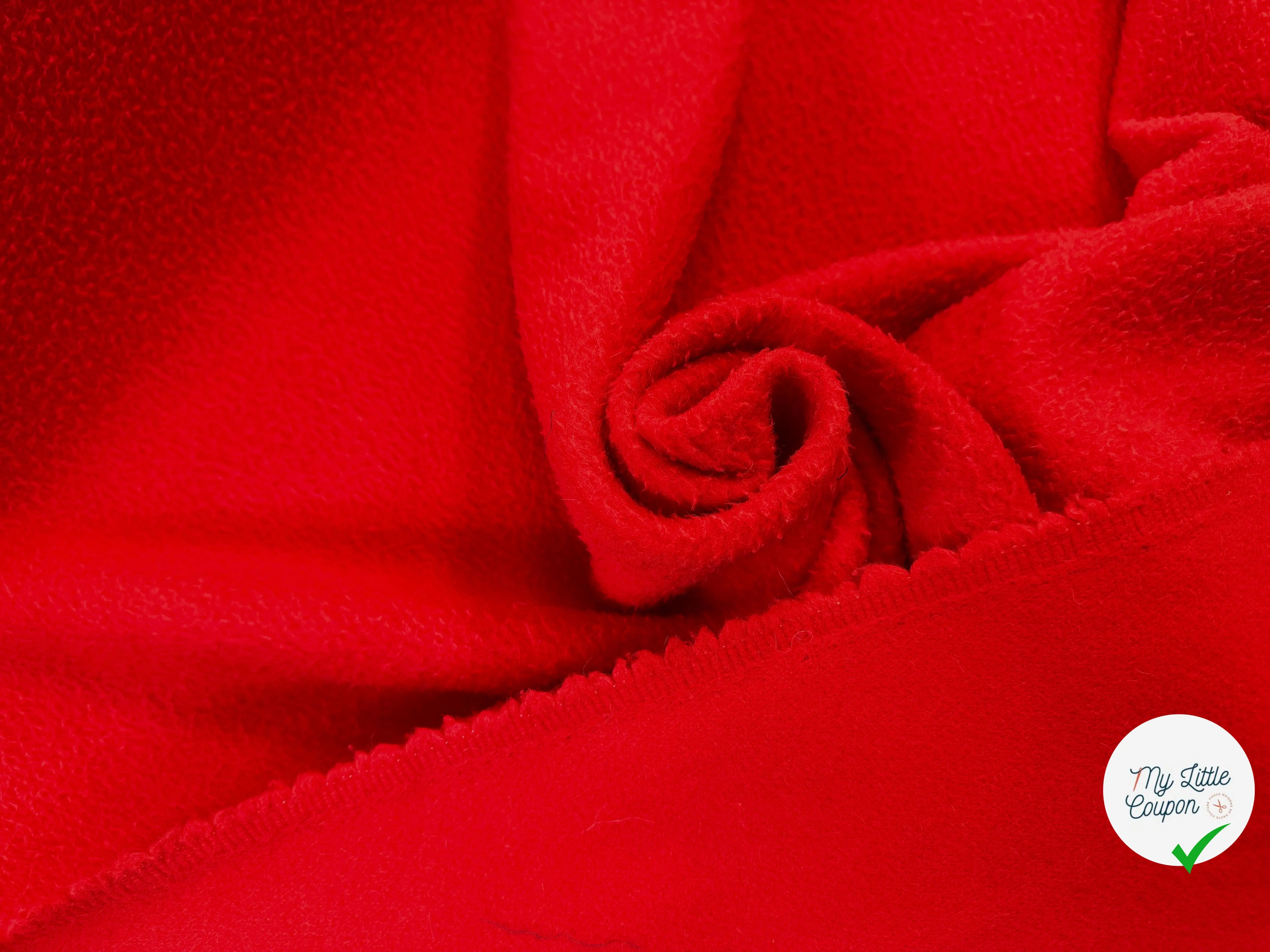 LAINE BOLÉRO ROUGE ORANGÉ ALPAGA CACHEMIRE - My Little Coupon