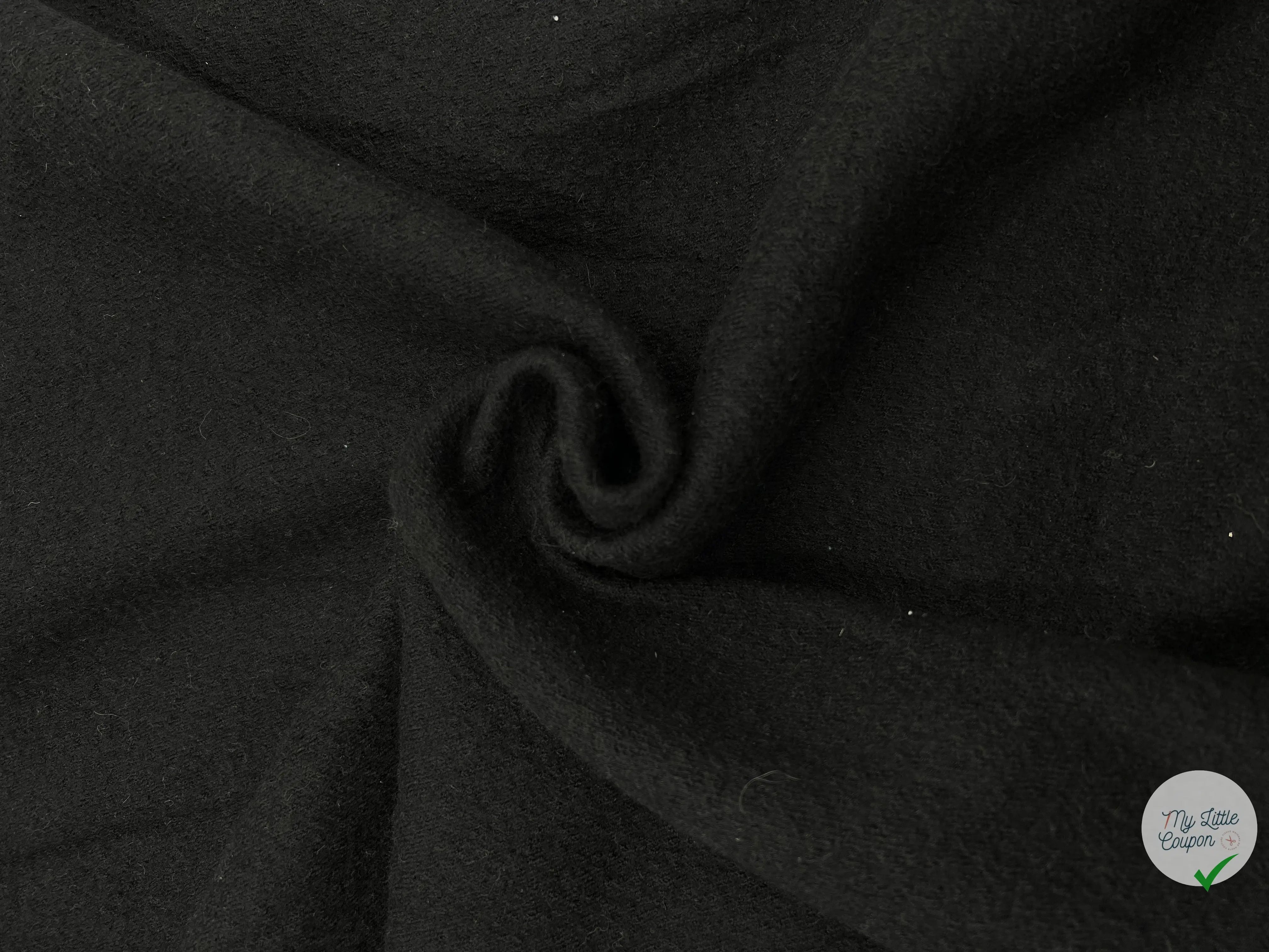 LAINE BOUILLIE NOIRE - My Little Coupon - tissu - coudre