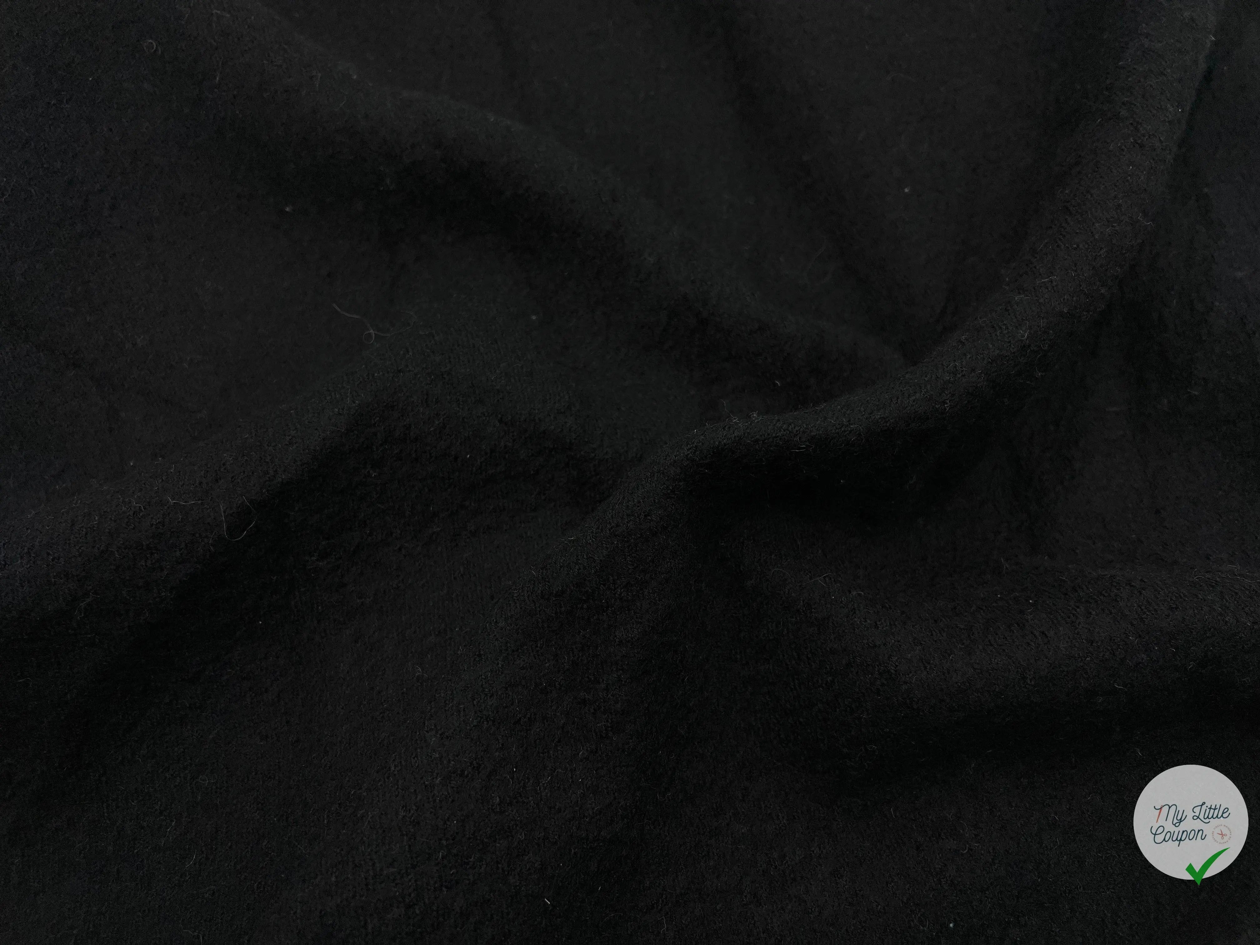 LAINE BOUILLIE NOIRE - My Little Coupon - tissu - coudre