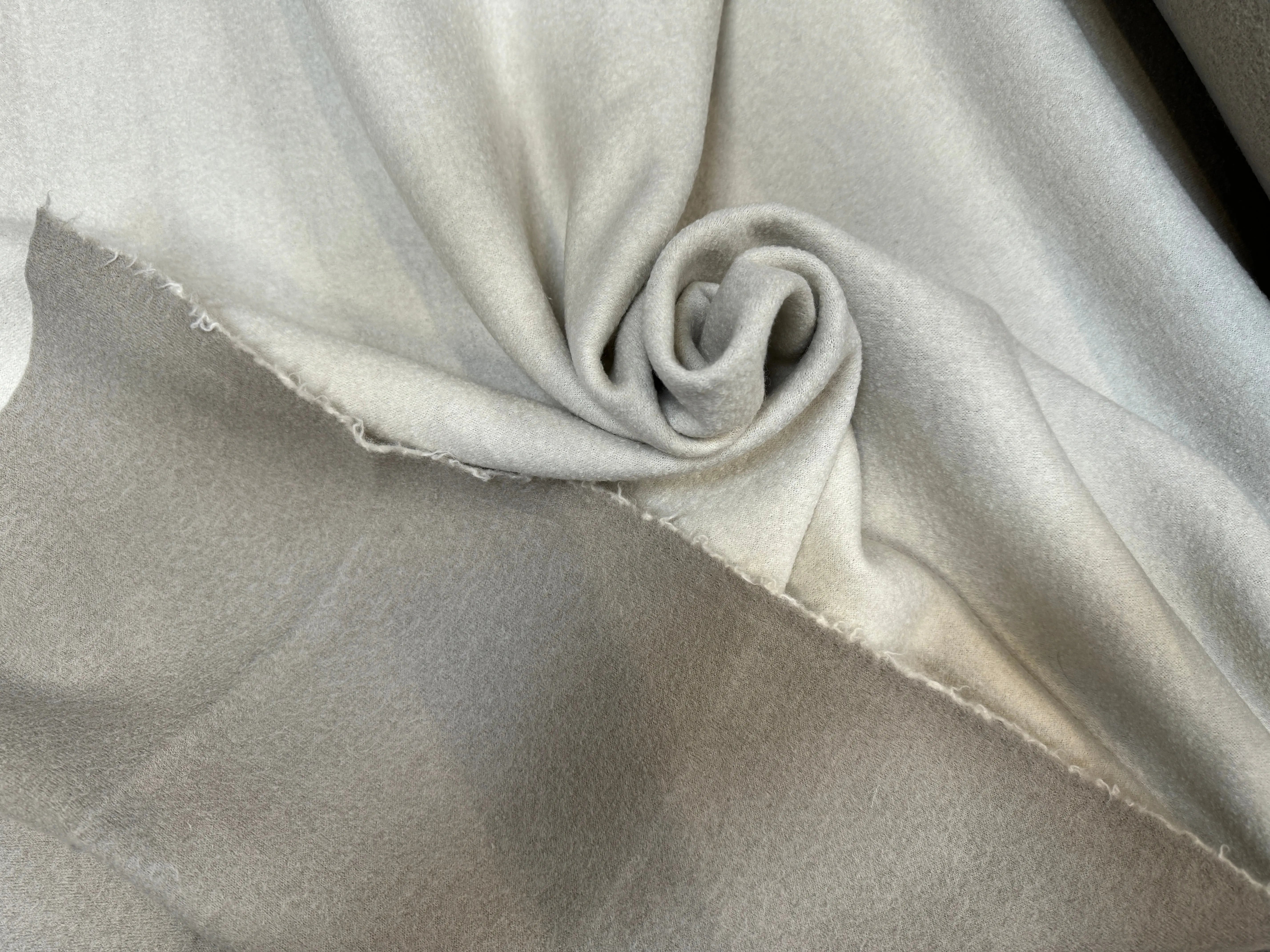 LAINE BOUILLIE RÉVERSIBLE BEIGE / BLANC CASSÉ - My Little Coupon