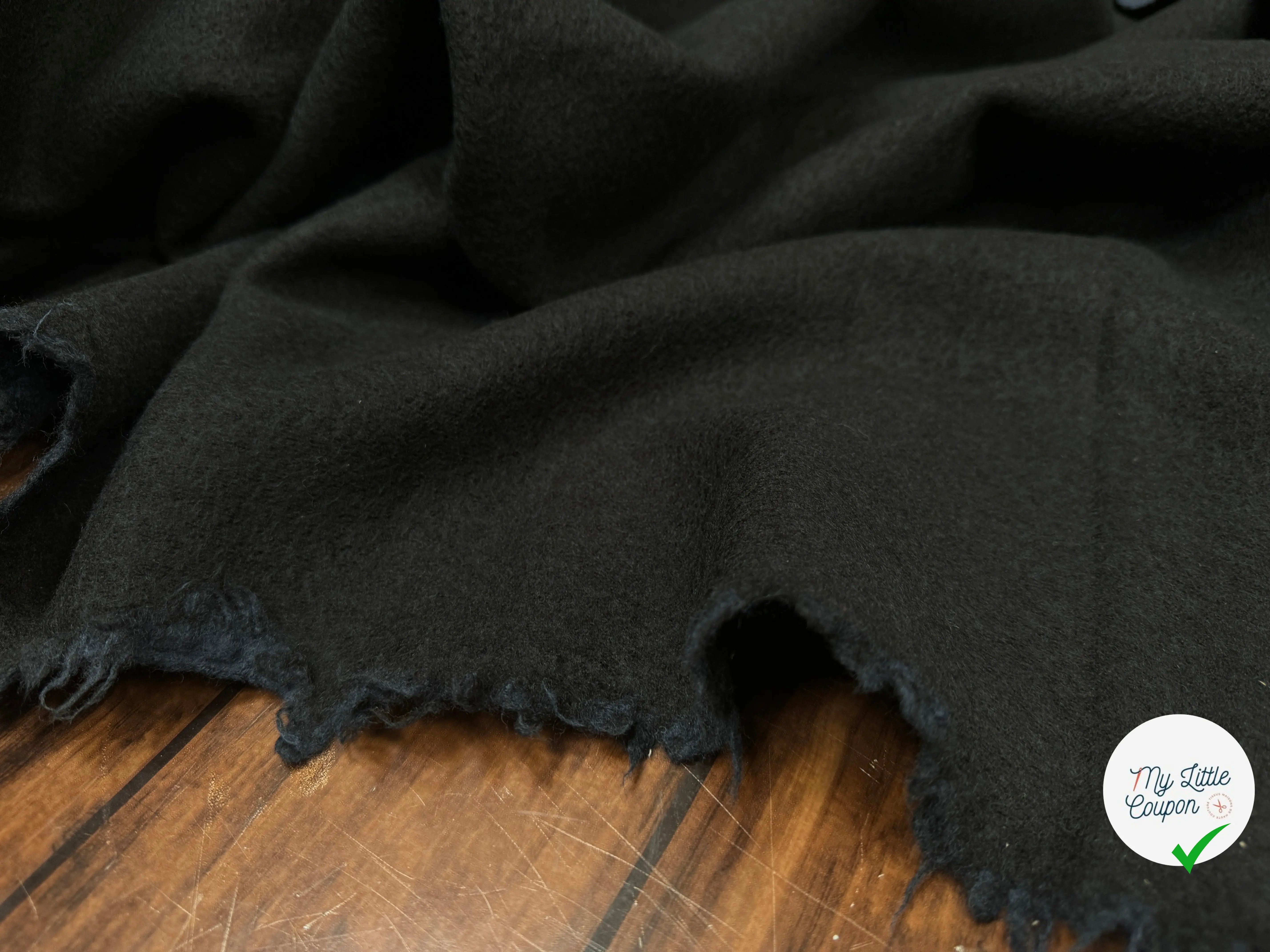 LAINE BOUILLIE RÉVERSIBLE NOIR / INDIGO - My Little Coupon
