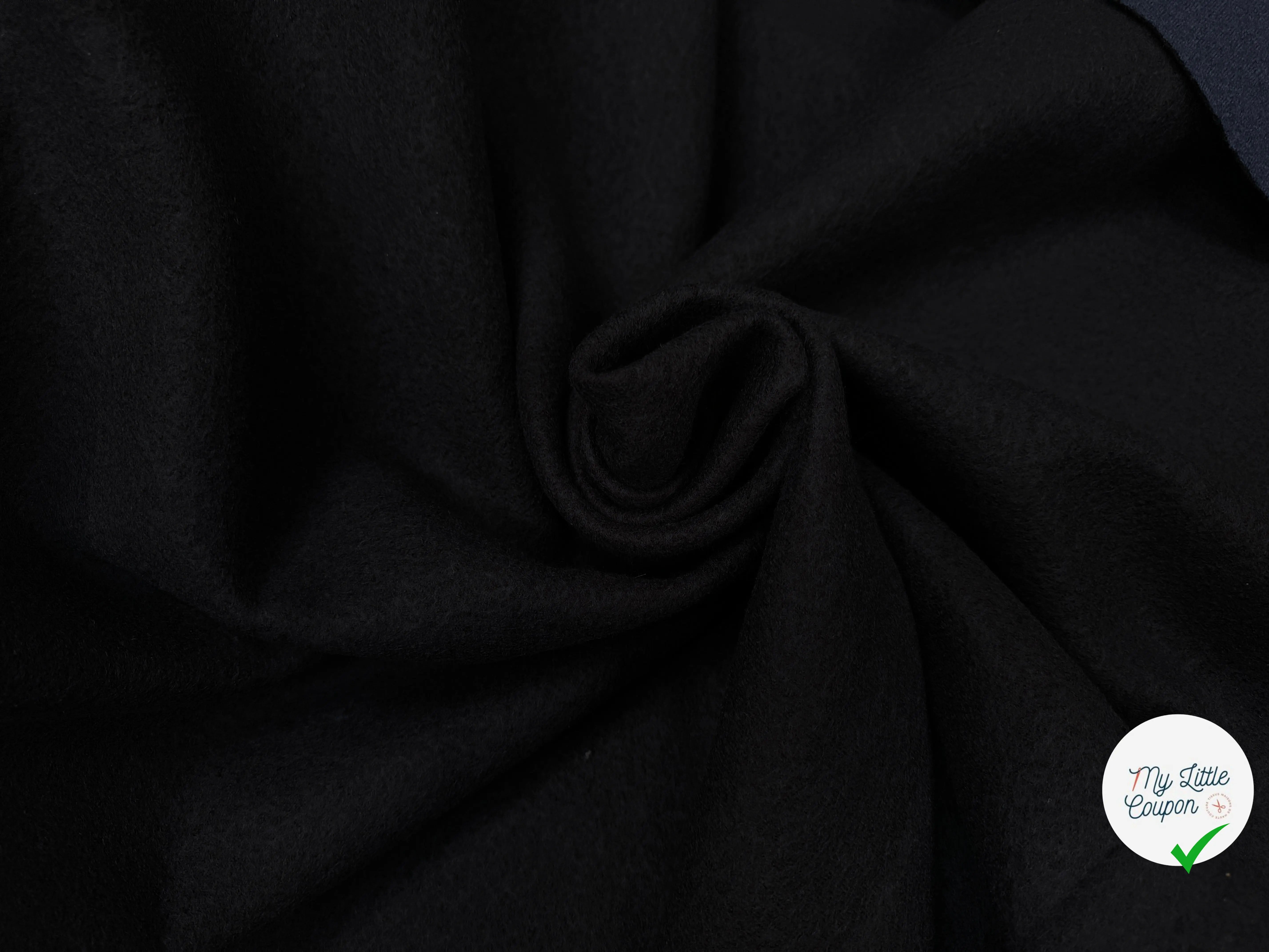 LAINE BOUILLIE RÉVERSIBLE NOIR / INDIGO - My Little Coupon