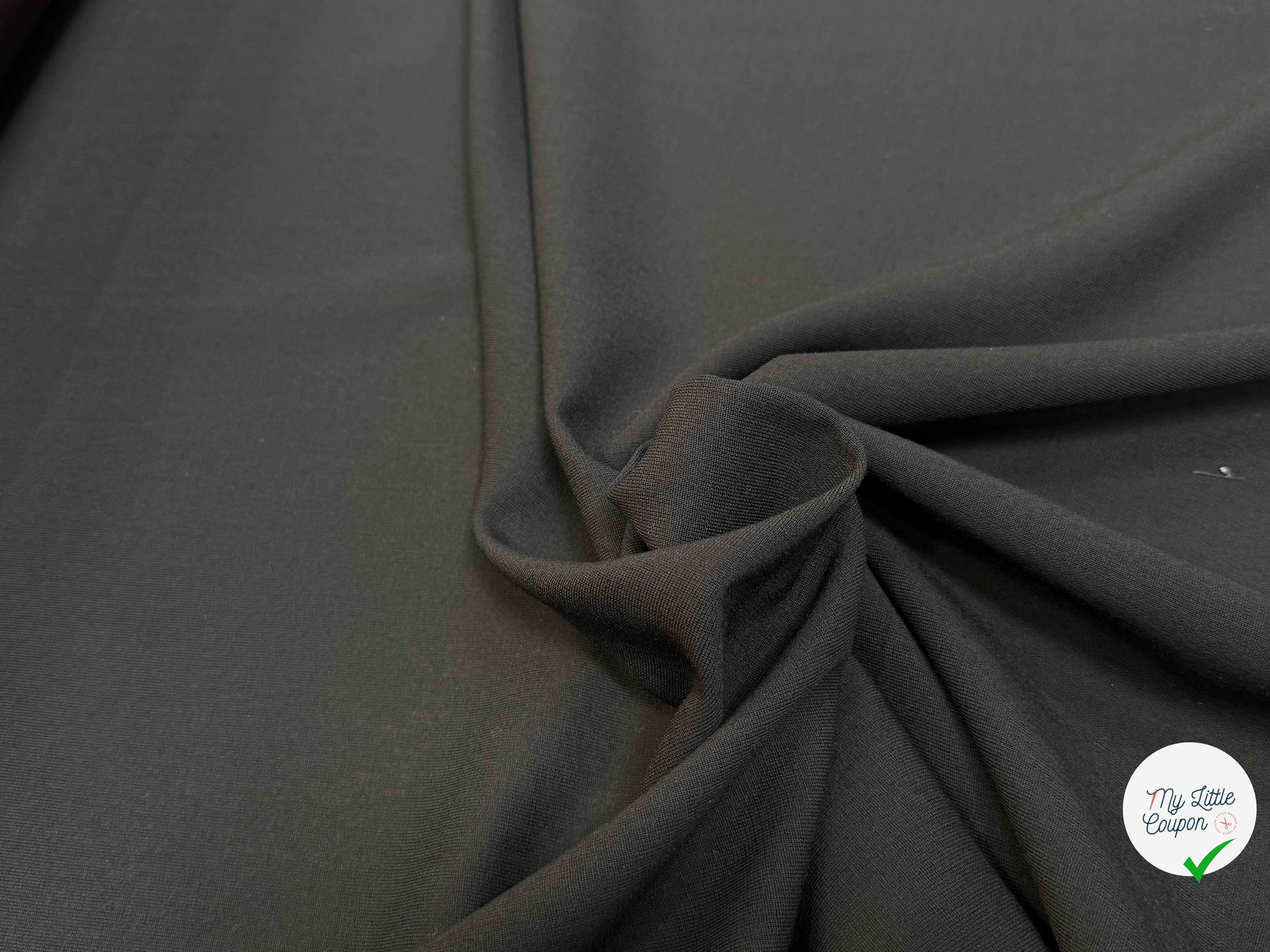 LAINE D'ÉTÉ FLUIDE COUTURE NOIR - My Little Coupon