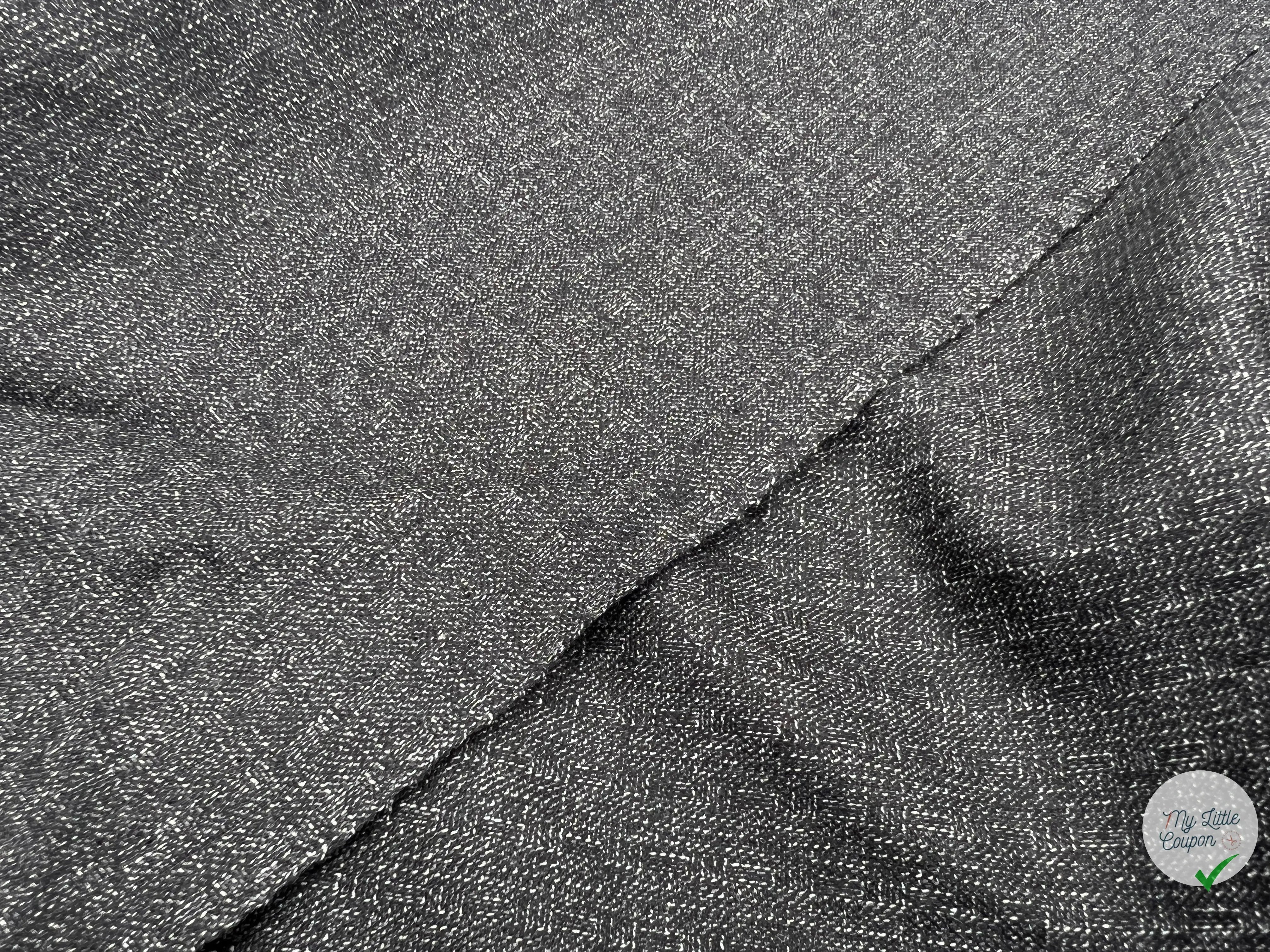 LAINE FLAMME NOIR ET BLANC - coupon de tissu de 3 mètres - My Little Coupon - tissu - coudre