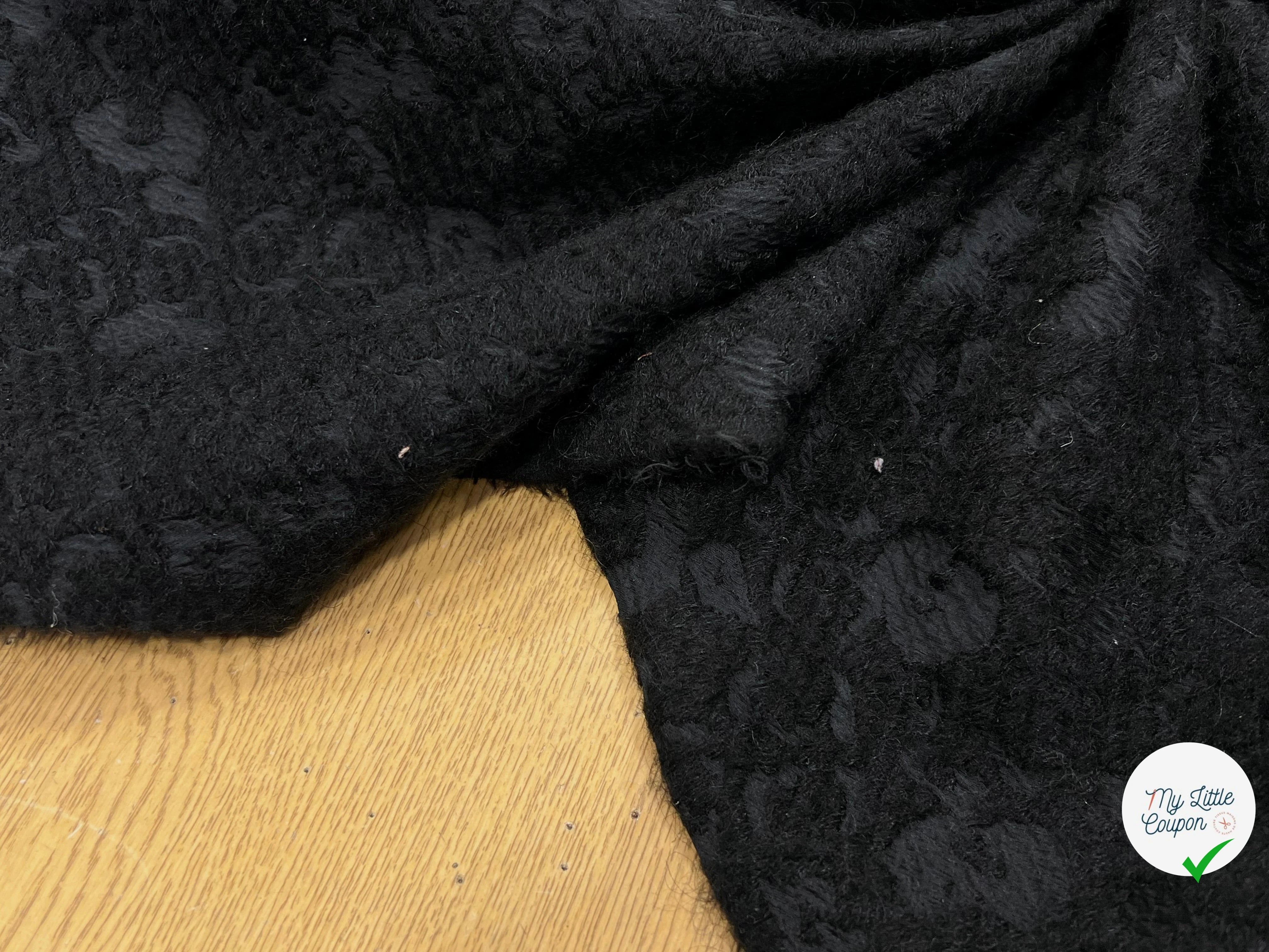 LAINE JACQUARD NOIR 50% LAINE SOUPLE - My Little Coupon