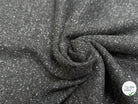 LAINE MANTEAU STRETCH GRIS CHINÉ BOUCLETTE SERGÉE - My Little Coupon