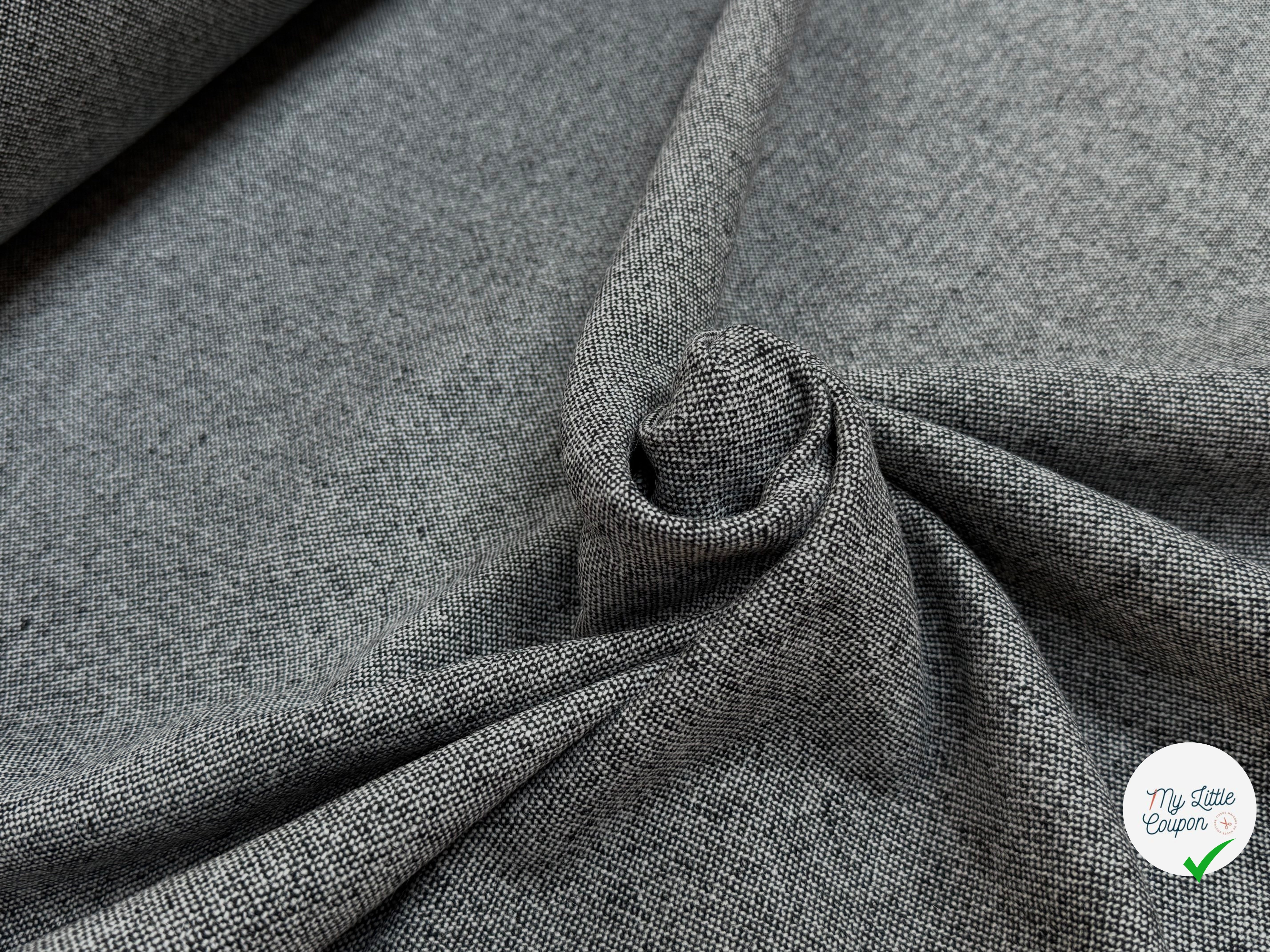 LAINE TRICOTÉE TRÈS BELLE GRIS CHINÉ - My Little Coupon
