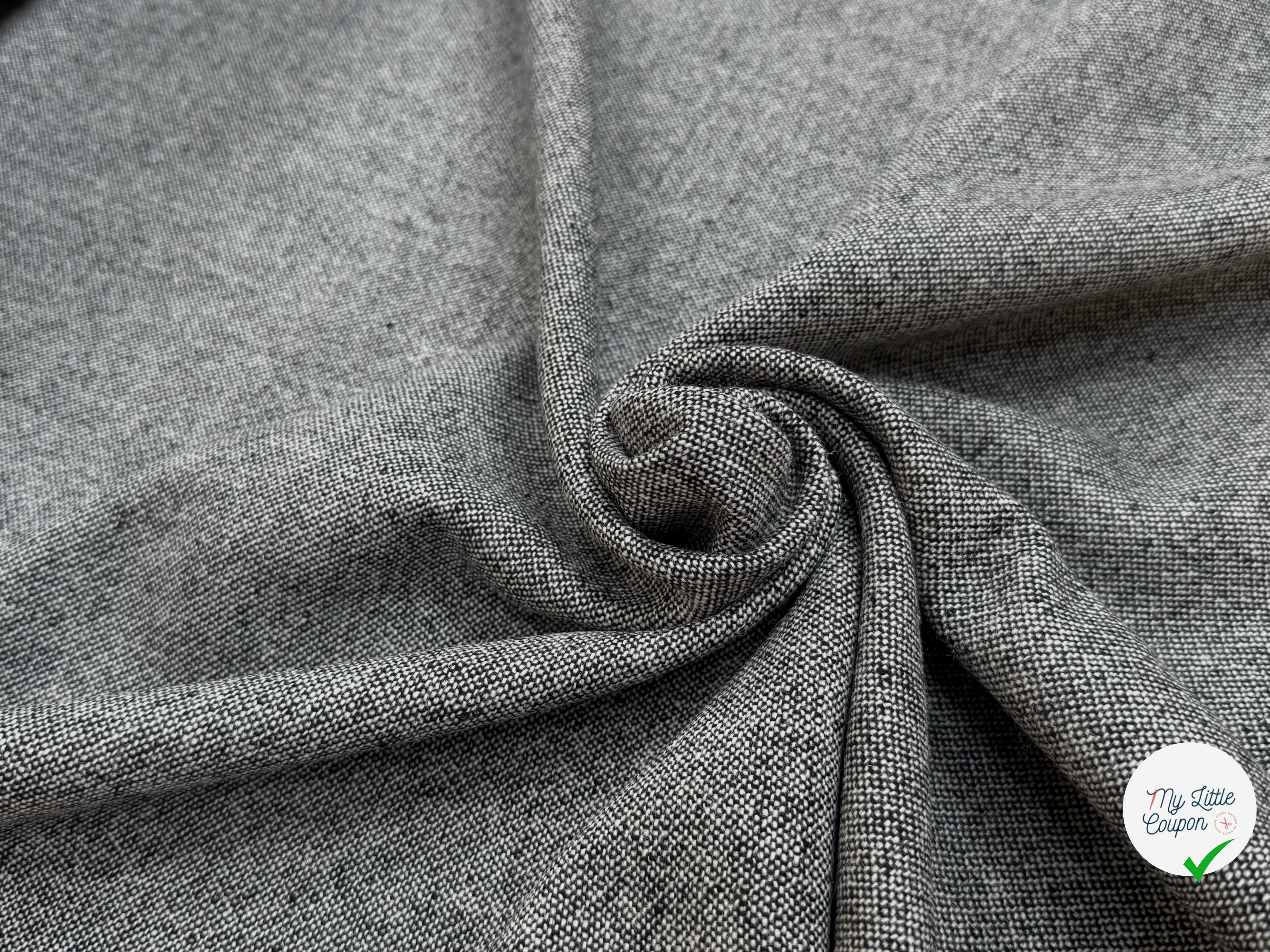 LAINE TRICOTÉE TRÈS BELLE GRIS CHINÉ - My Little Coupon