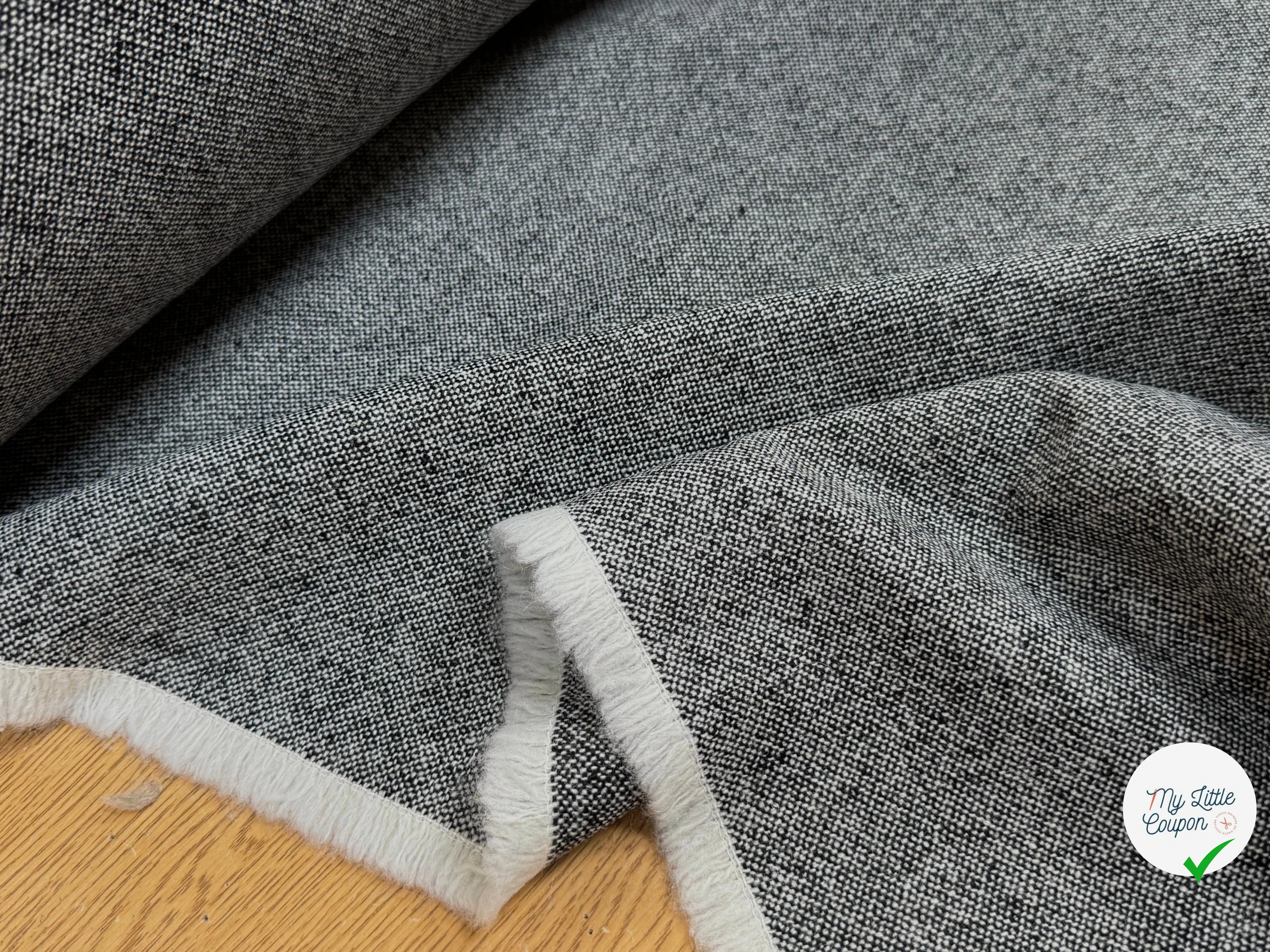 LAINE TRICOTÉE TRÈS BELLE GRIS CHINÉ - My Little Coupon