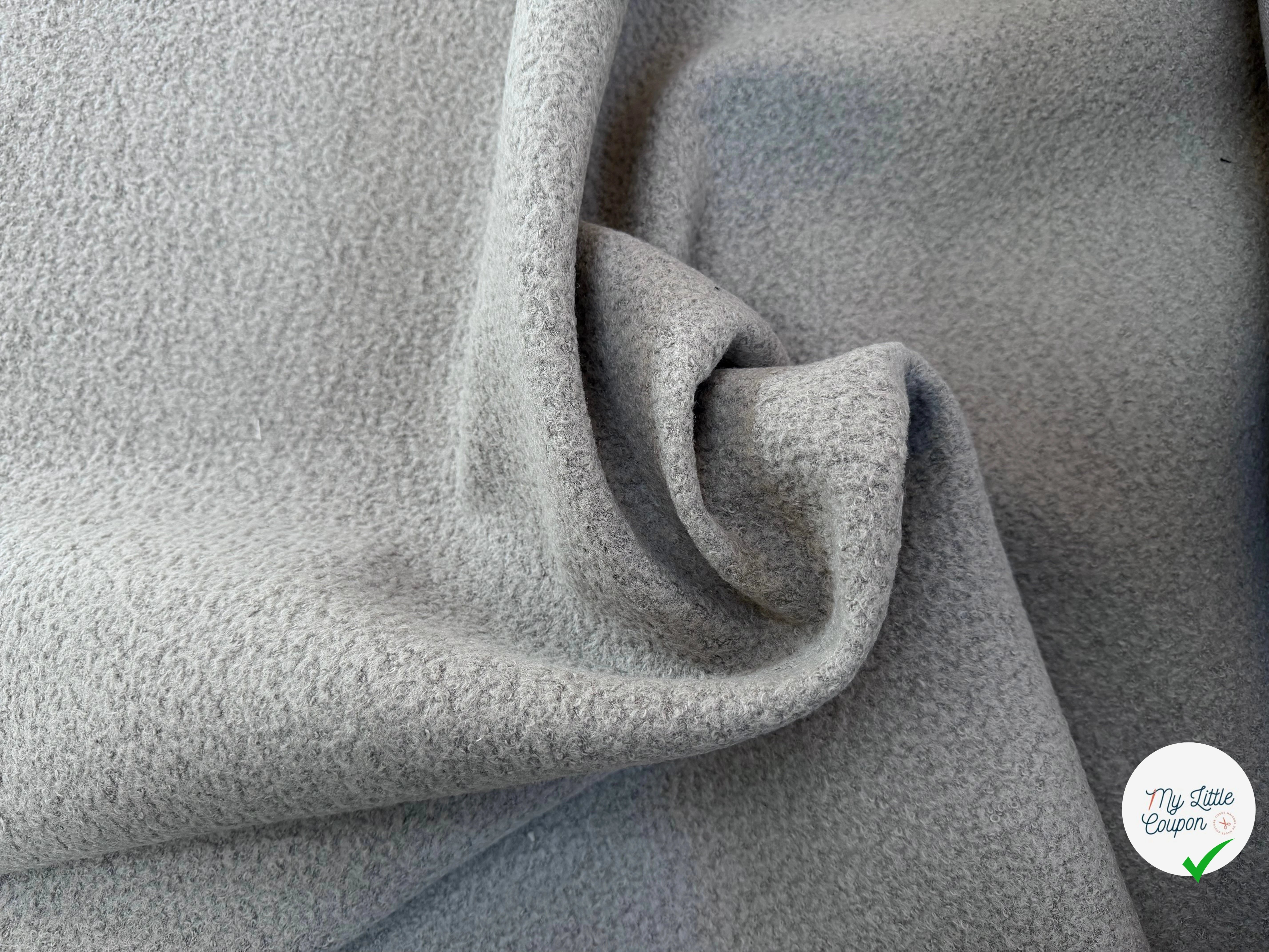 LAINE VIERGE ET BABY LAMA EFFET BOUCLE ARGILE - My Little Coupon