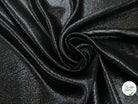 LAMÉ DE SOIE NOIR FLUIDE BRILLANT ARGENTÉ 63% SOIE - My Little Coupon