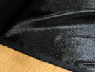 LAMÉ DE SOIE NOIR FLUIDE BRILLANT ARGENTÉ 63% SOIE - My Little Coupon